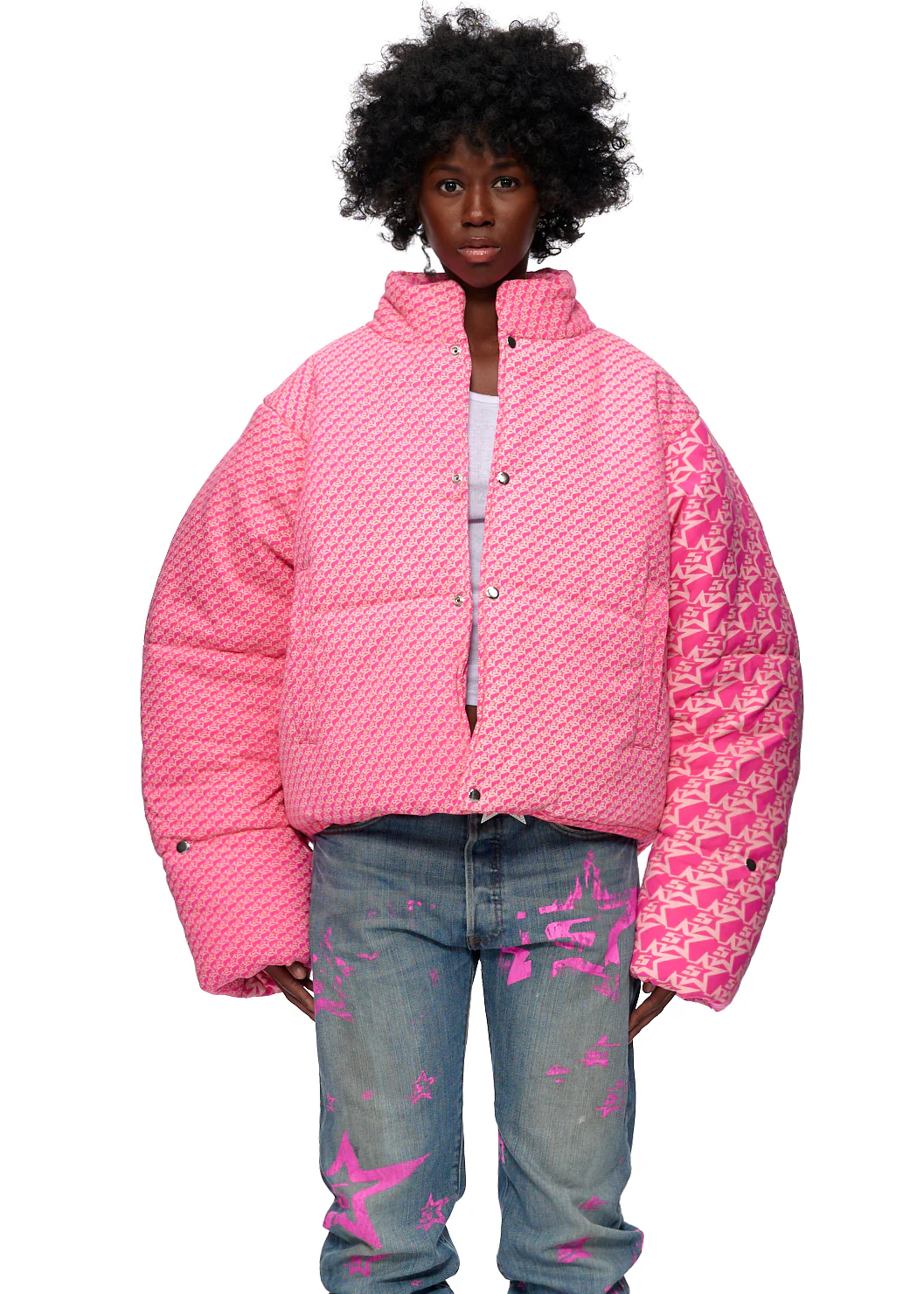 5STAR P*NK PUFFER JACKET - Image 7