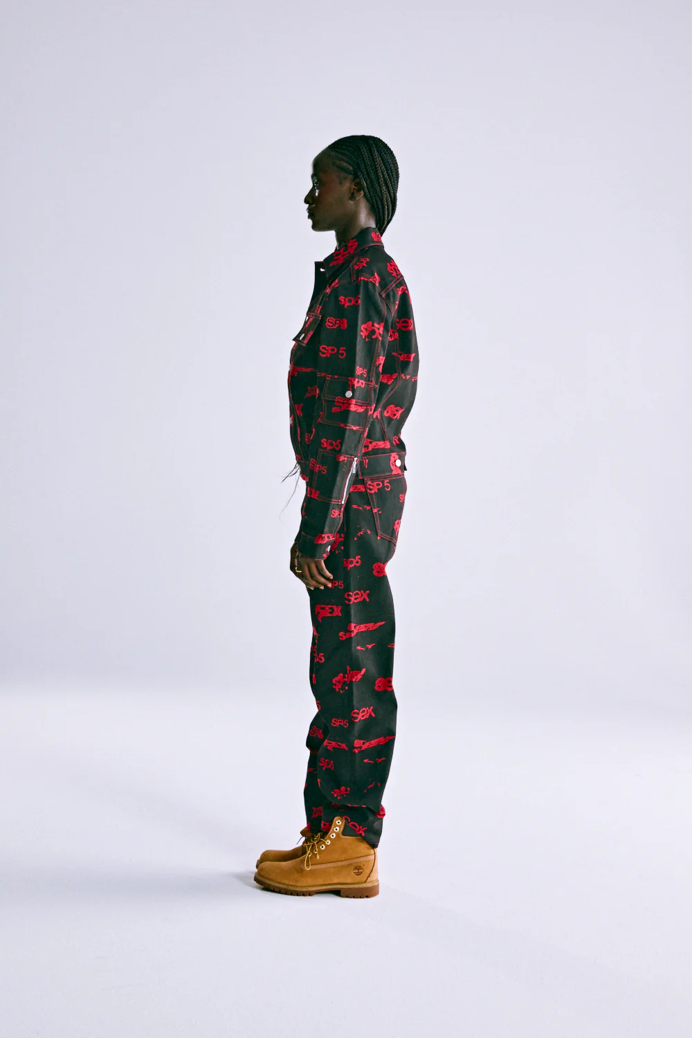5EX AOP DENIM TRUCKER JACKET - Image 15