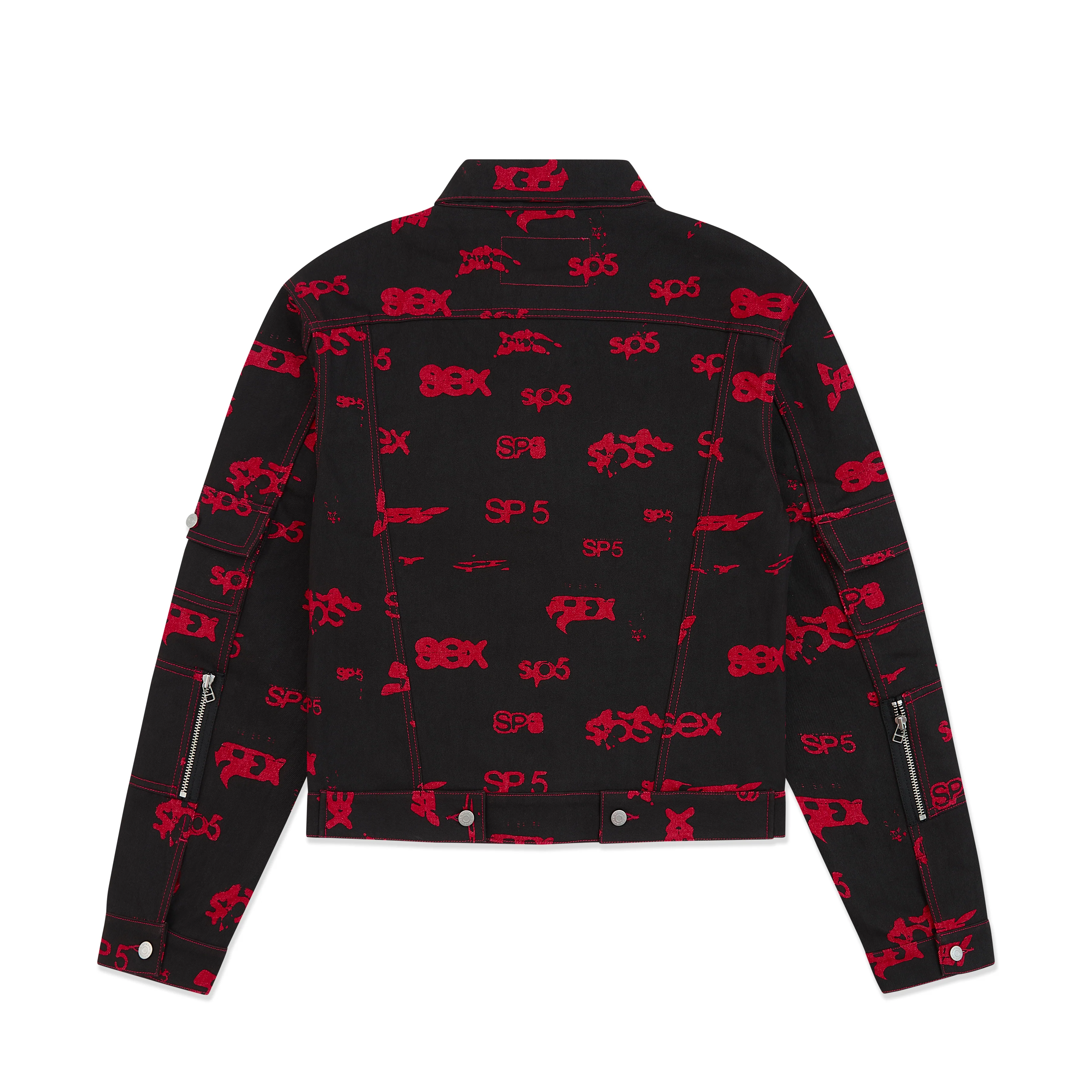 5EX AOP DENIM TRUCKER JACKET - Image 2