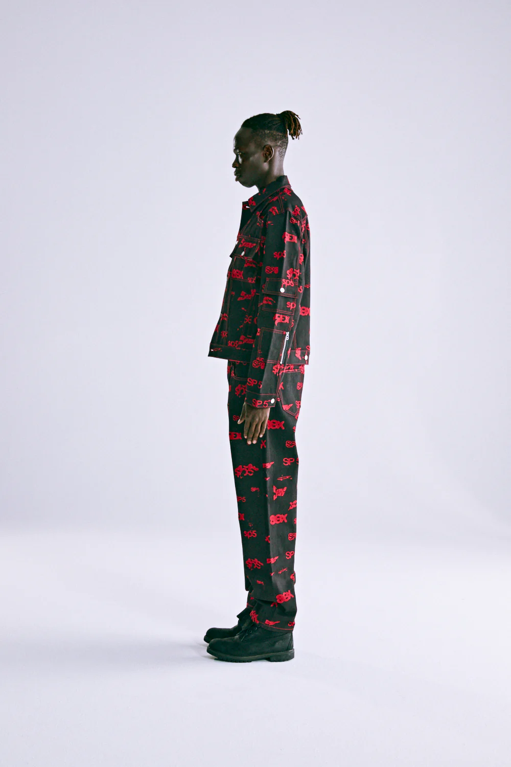 5EX AOP DENIM TRUCKER JACKET - Image 7