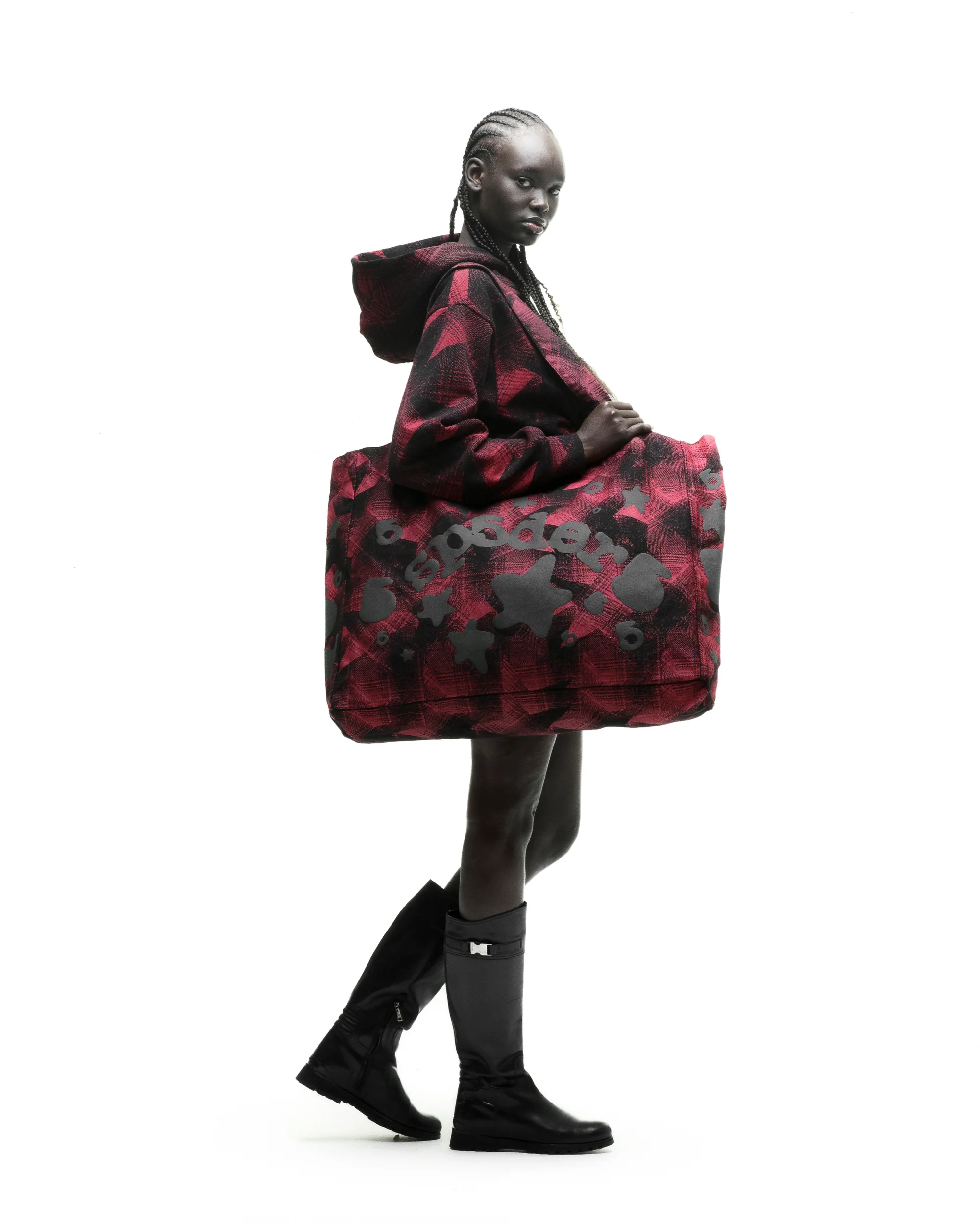 BELUGA PLAID TOTE - Image 9