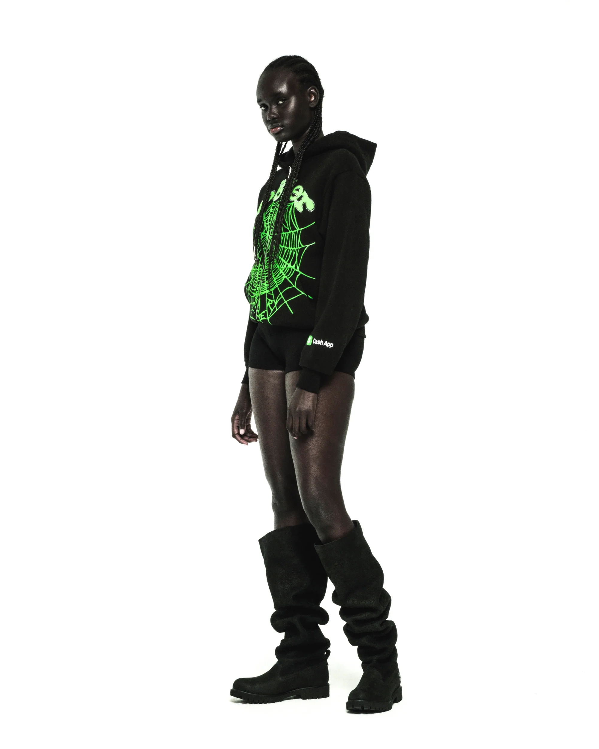 CA$H OG WEB V2 RHINESTONE ZIP HOODIE - Image 10