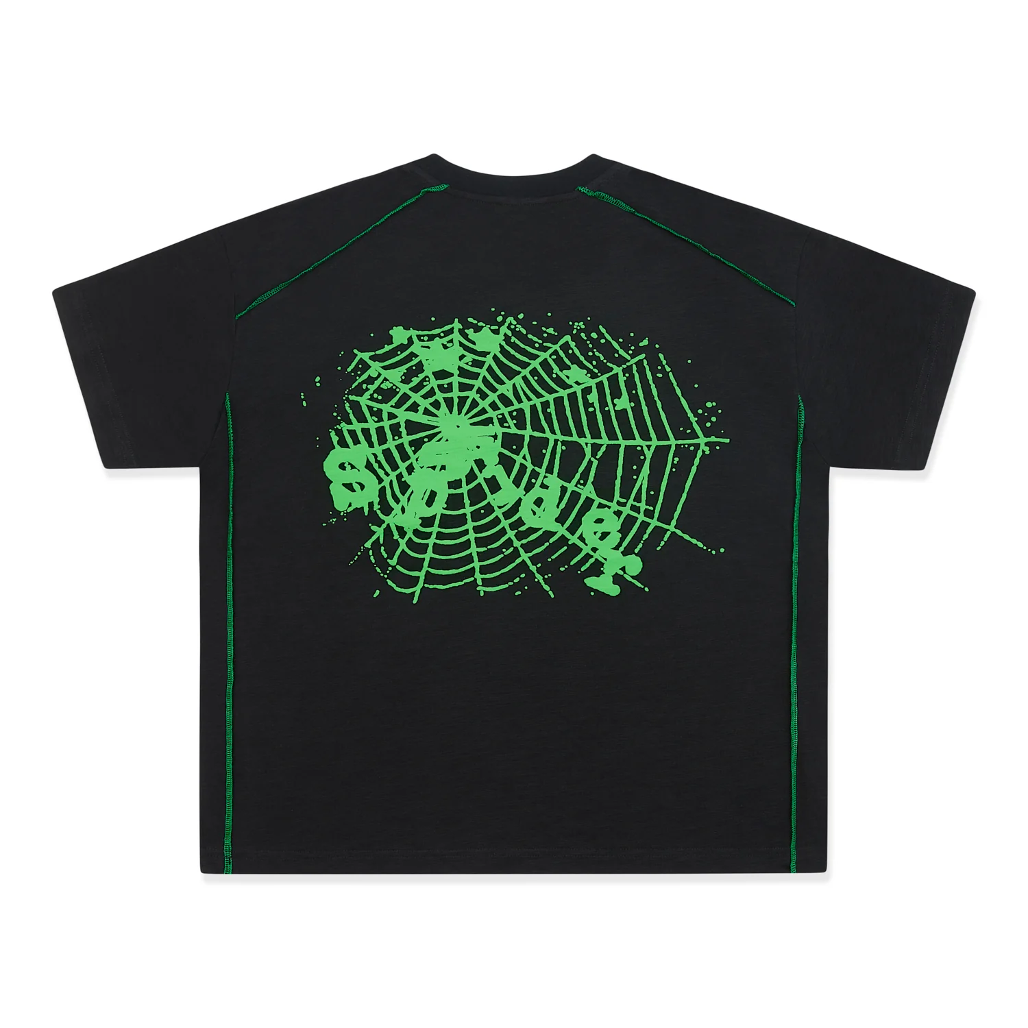 CONTRAST STITCH SLUB TEE - Image 2
