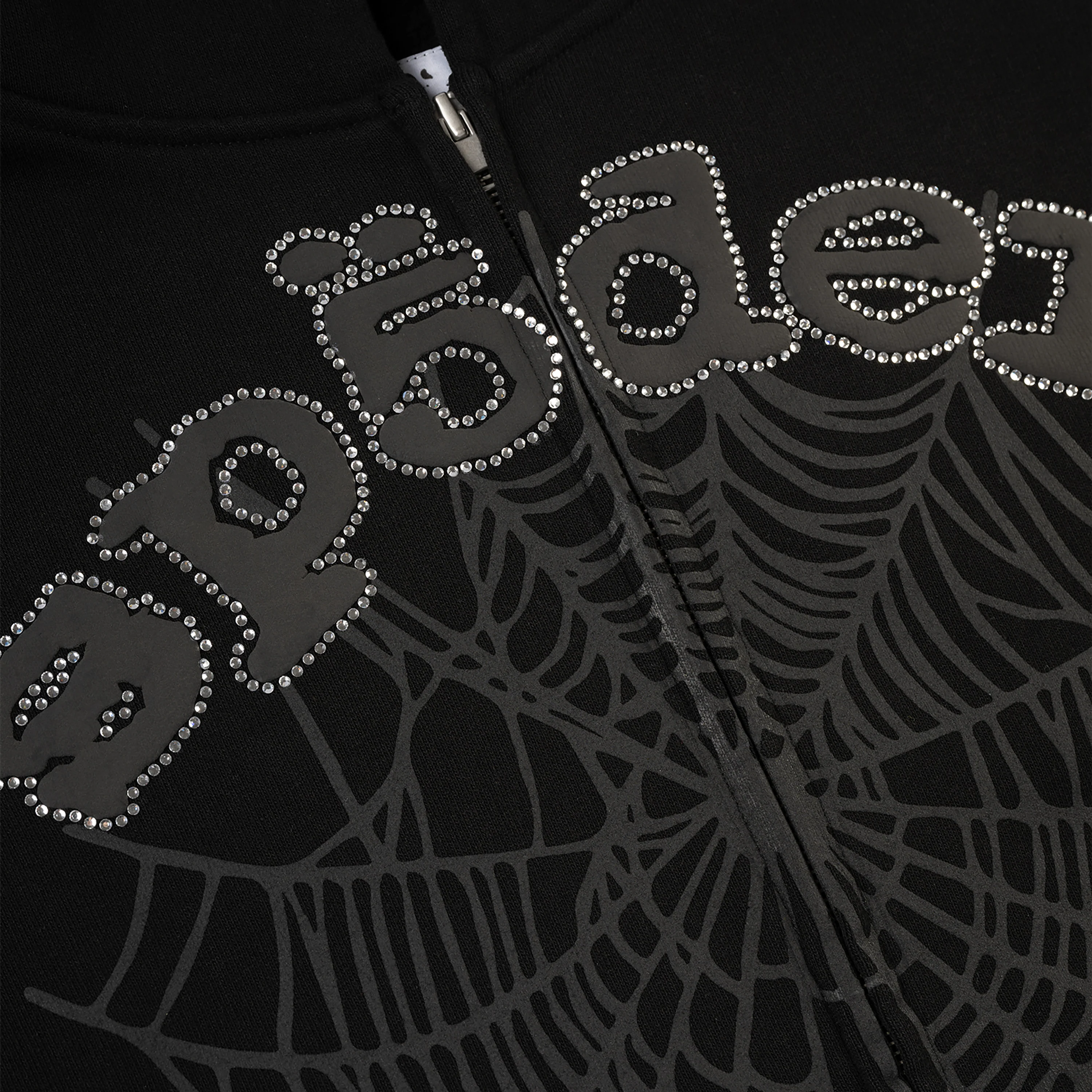 OG WEB V2 RHINESTONE ZIP UP - Image 3