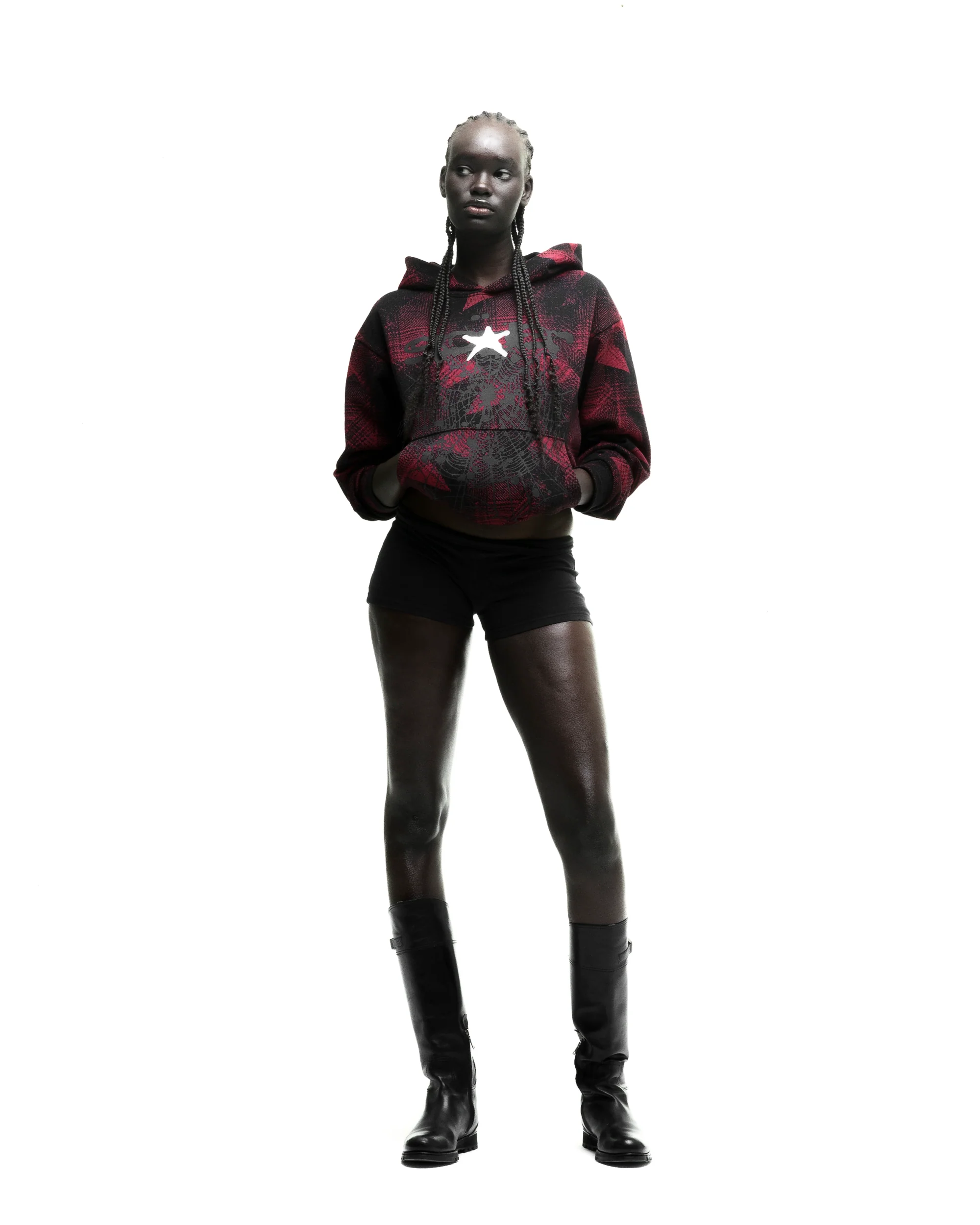 PLAID SPLATT HOODIE - Image 10
