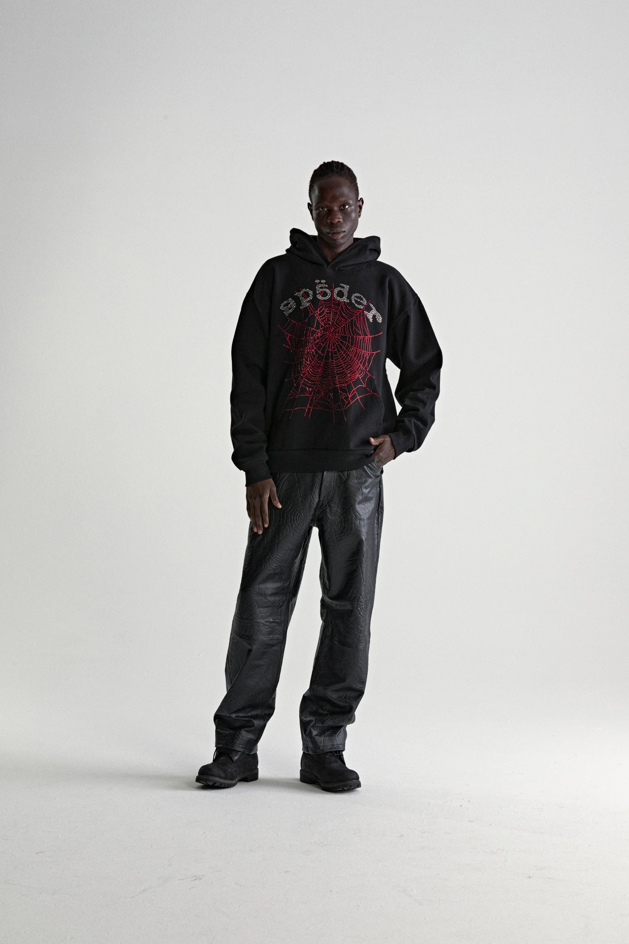 RHINESTONE OG WEB V2 HOODIE - Image 5