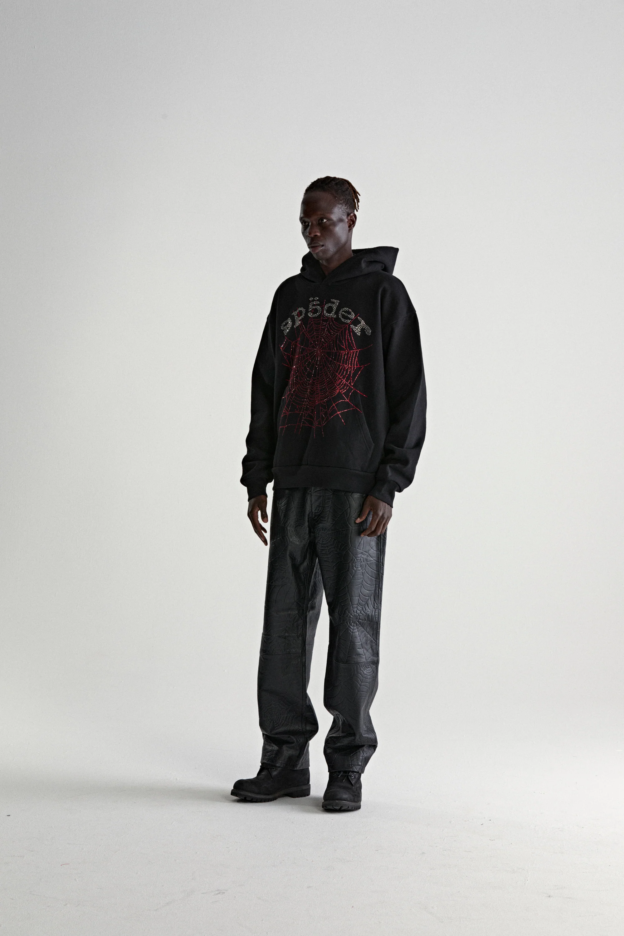 RHINESTONE OG WEB V2 HOODIE - Image 7