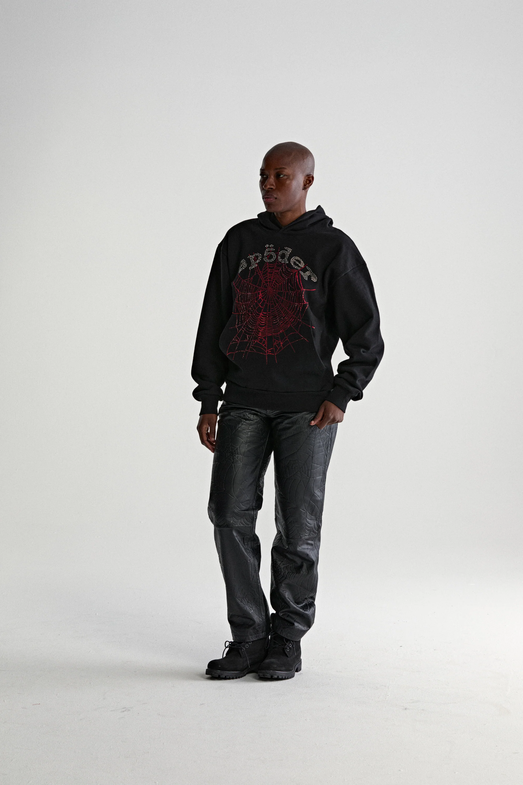 RHINESTONE OG WEB V2 HOODIE - Image 8