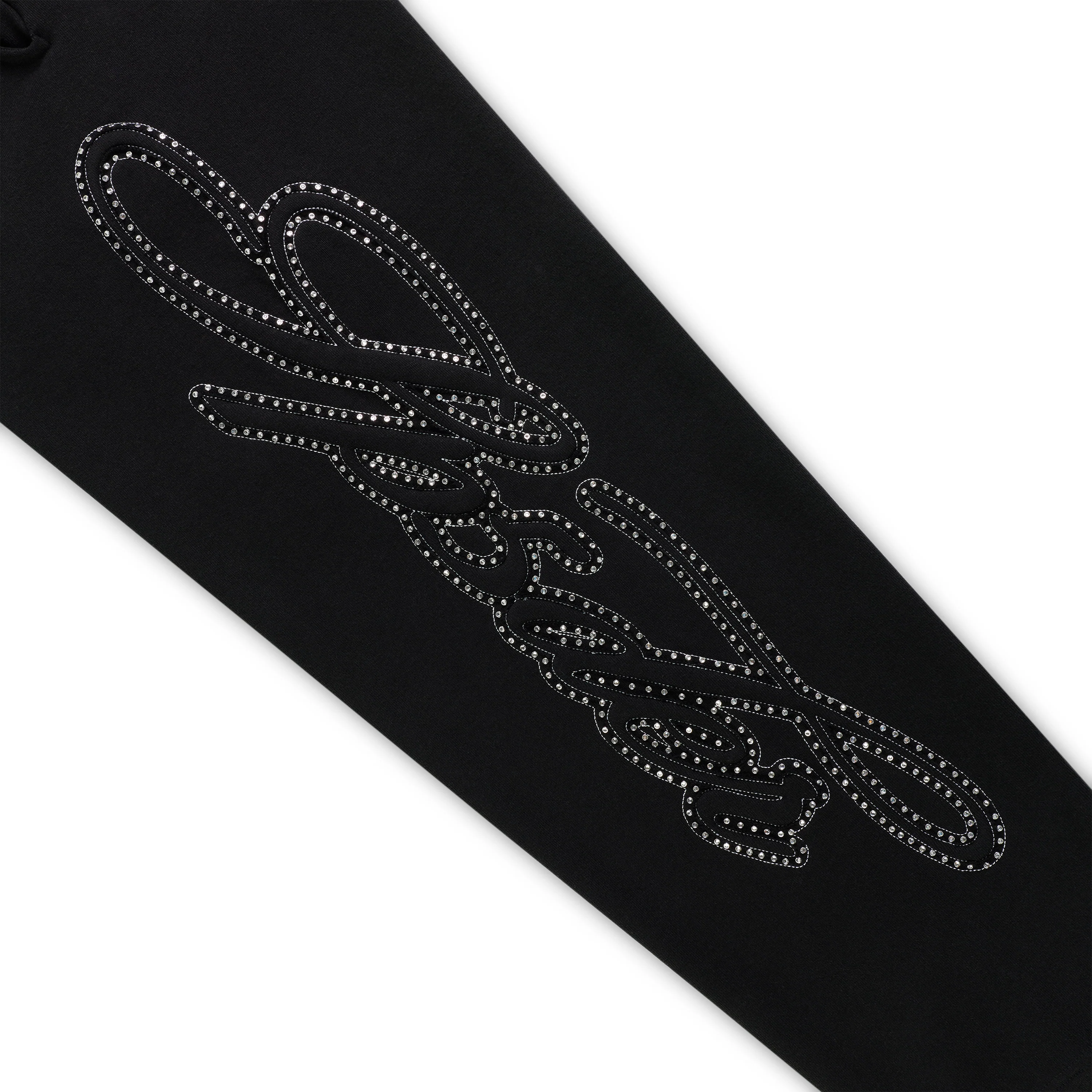RHINESTONE SCRIPT WIDE LEG SWEATPANT - Image 3