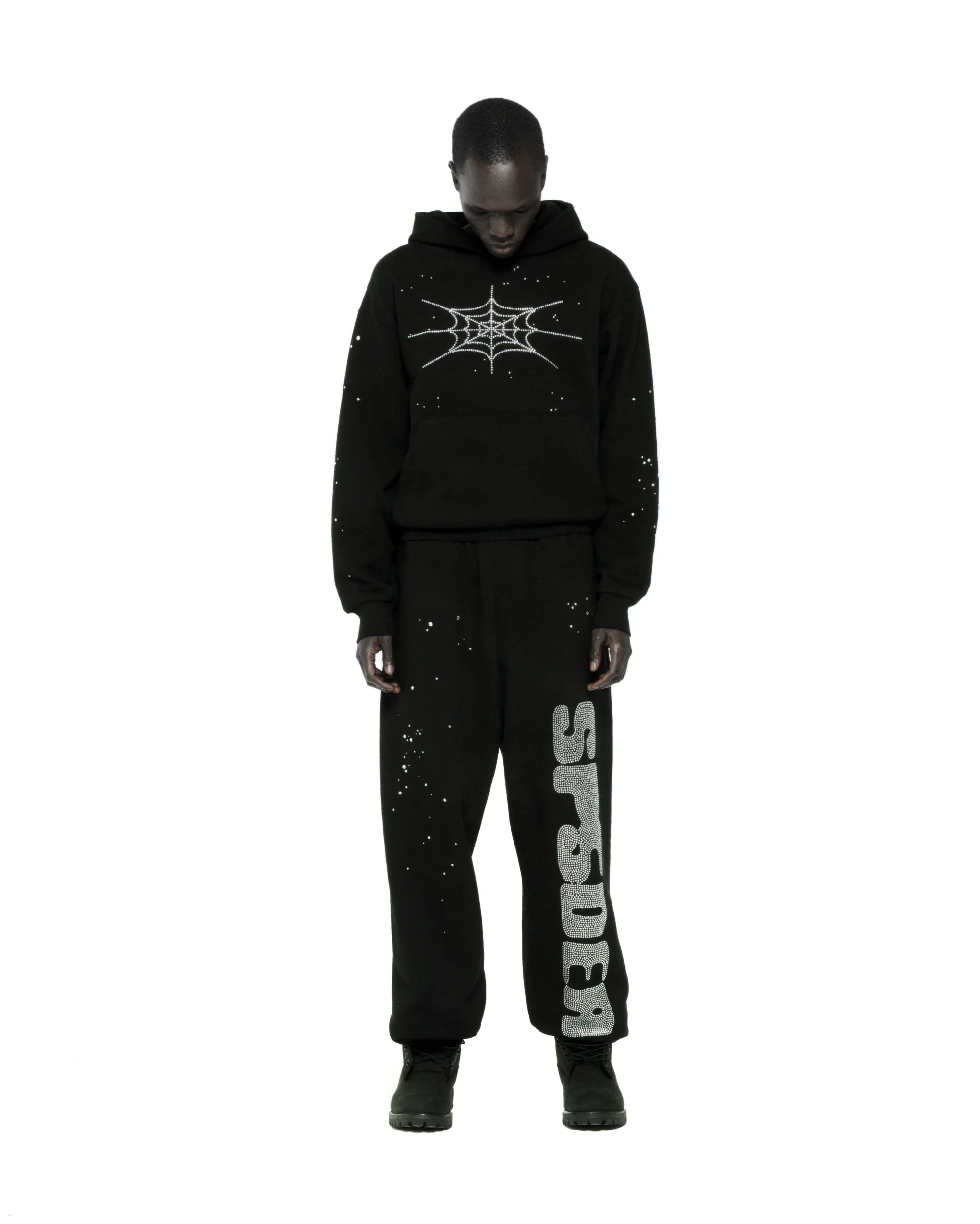 RHINESTONE SILK HOODIE - Image 13