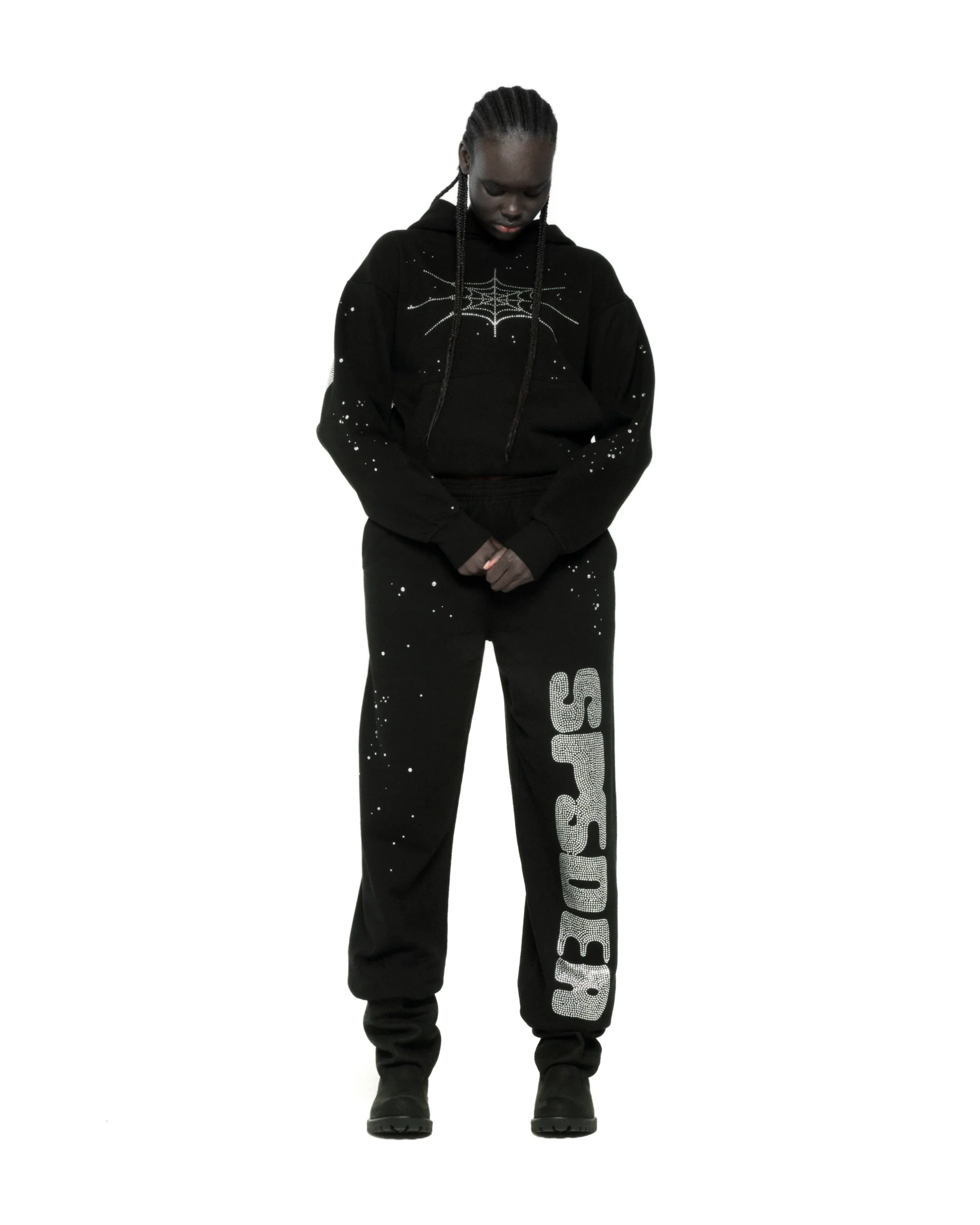 RHINESTONE SILK HOODIE - Image 14