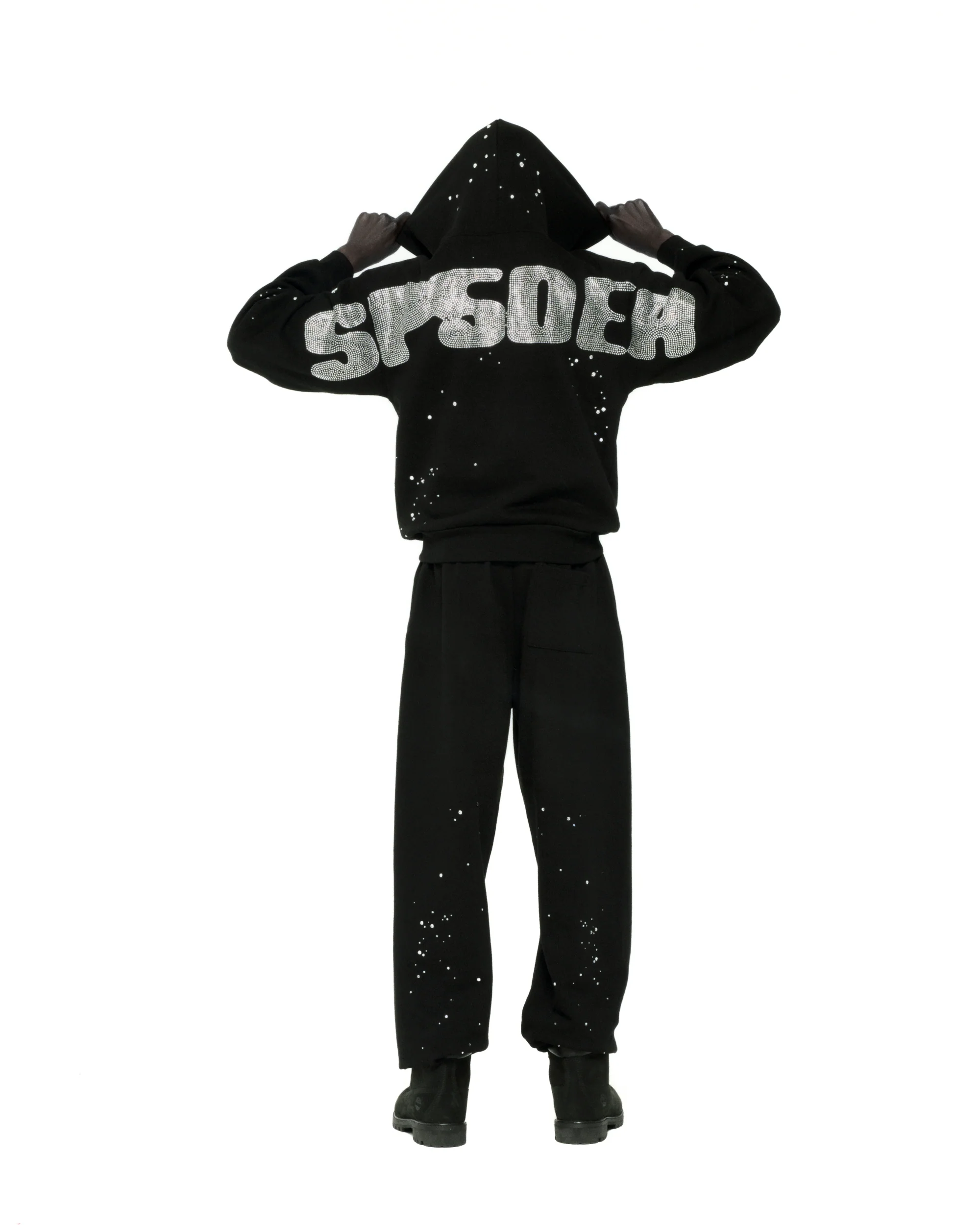 RHINESTONE SILK HOODIE - Image 17