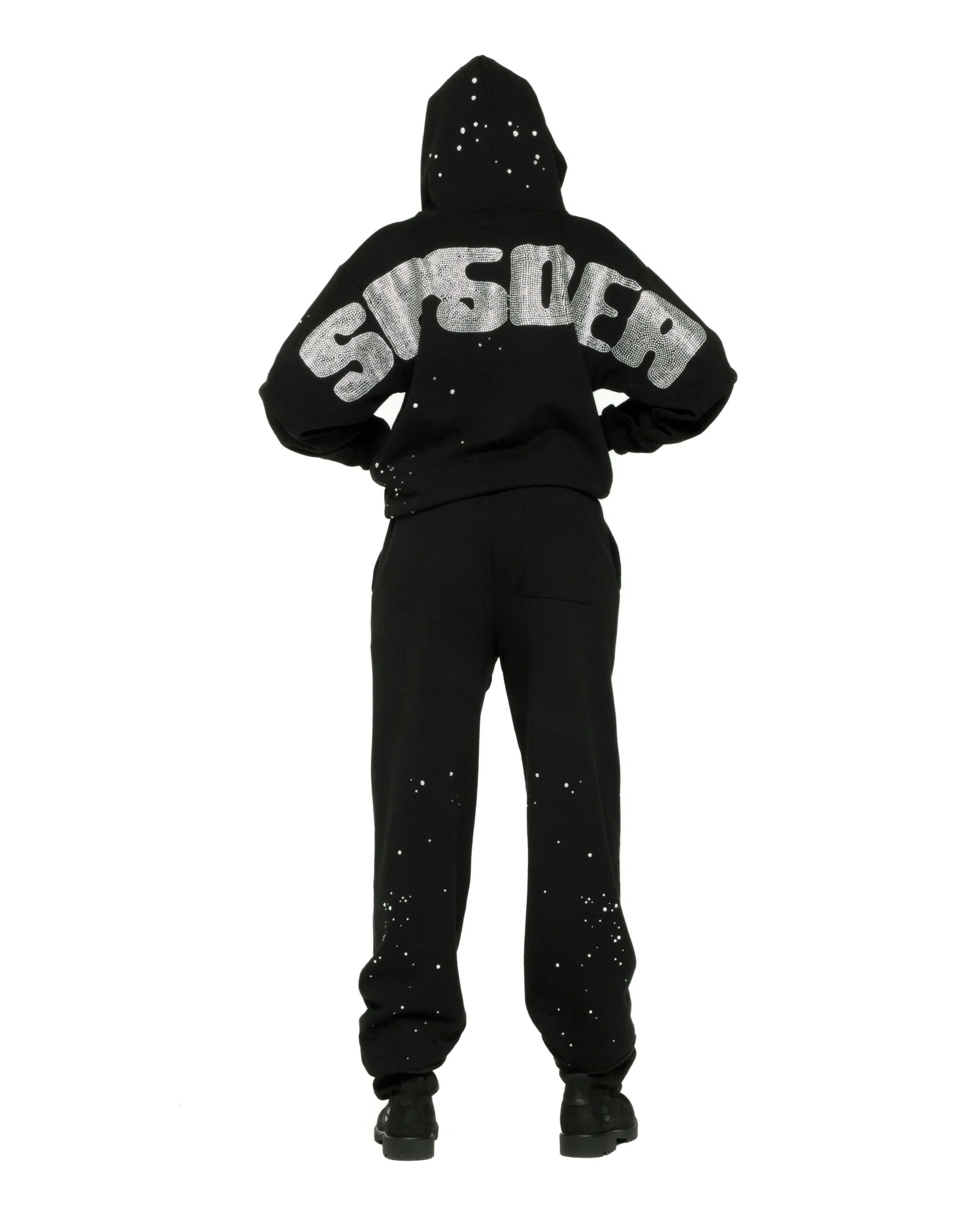 RHINESTONE SILK HOODIE - Image 18