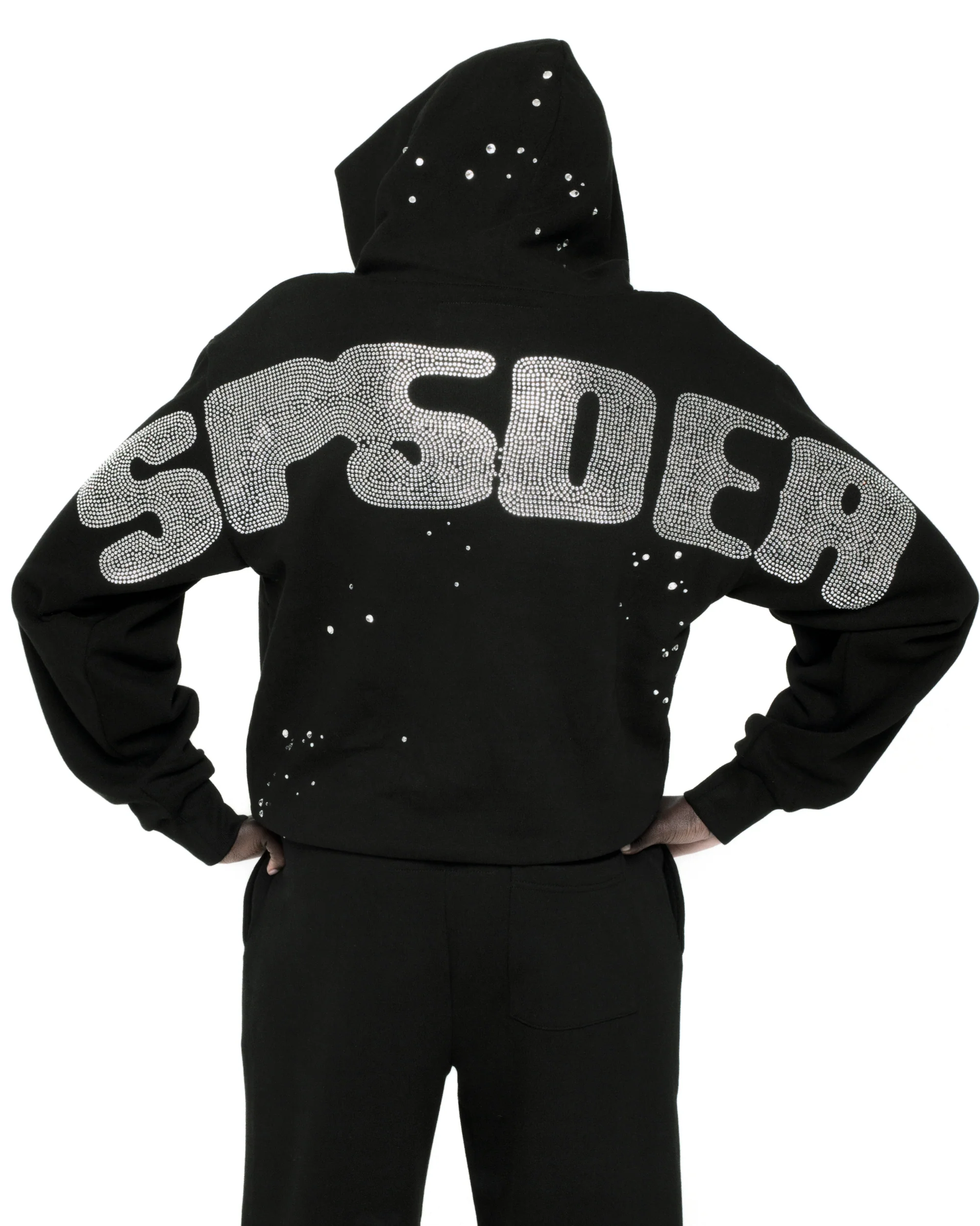 RHINESTONE SILK HOODIE - Image 20