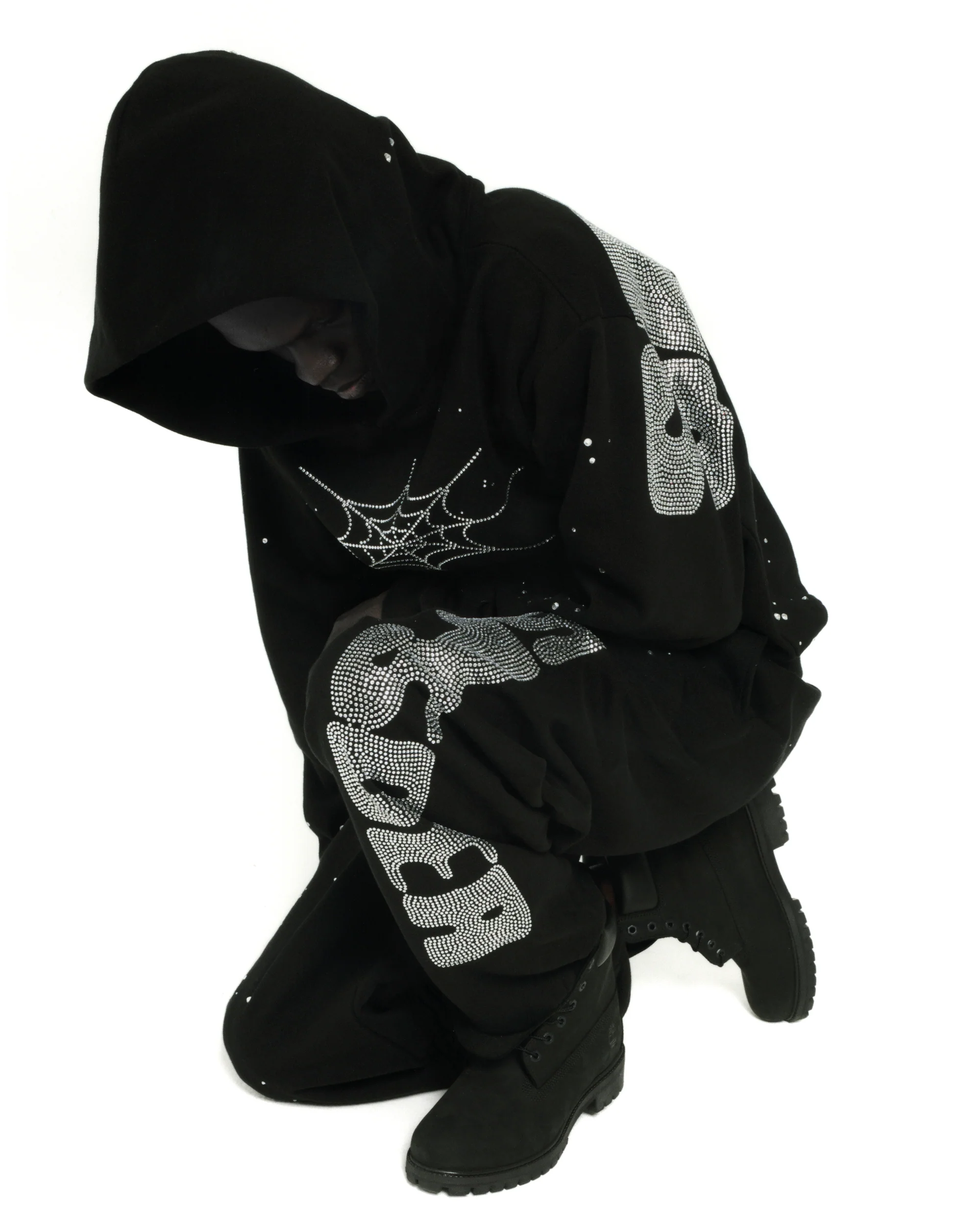 RHINESTONE SILK HOODIE - Image 21
