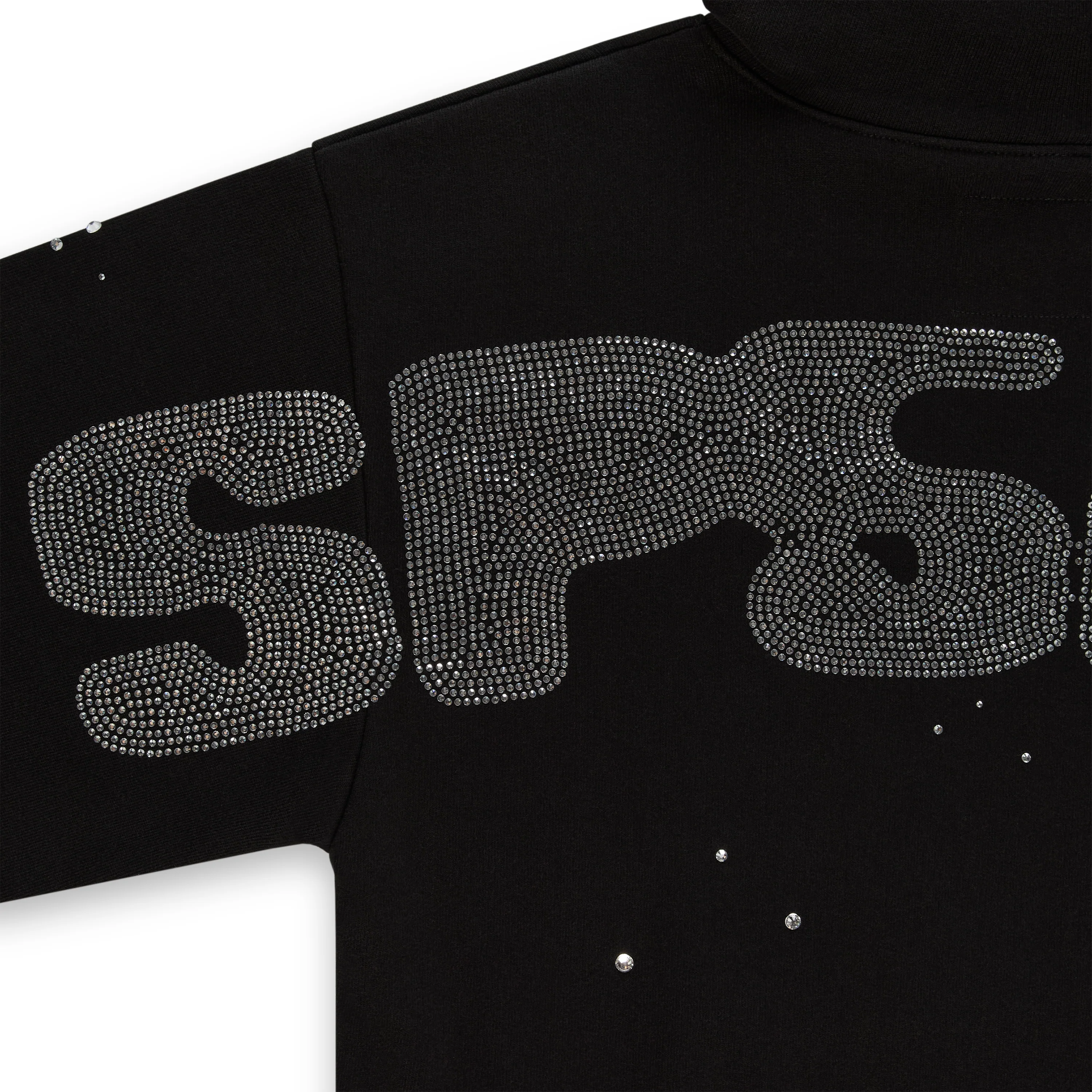 RHINESTONE SILK HOODIE - Image 8
