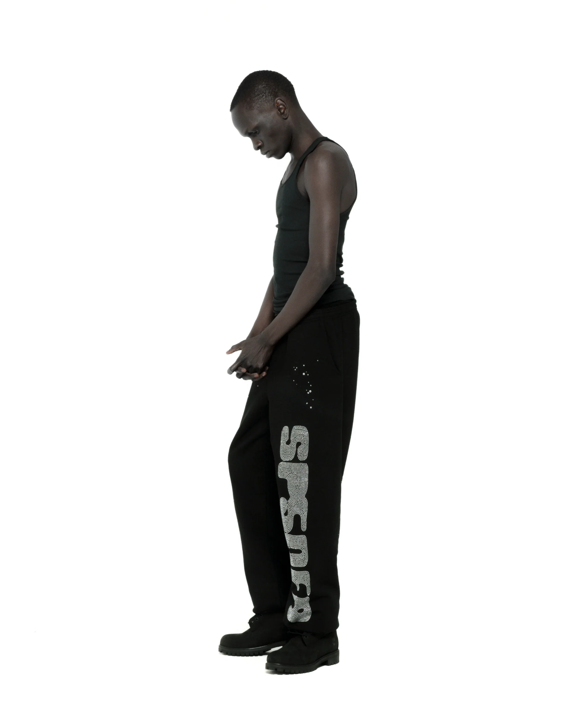 RHINESTONE SILK SWEATPANT - Image 11