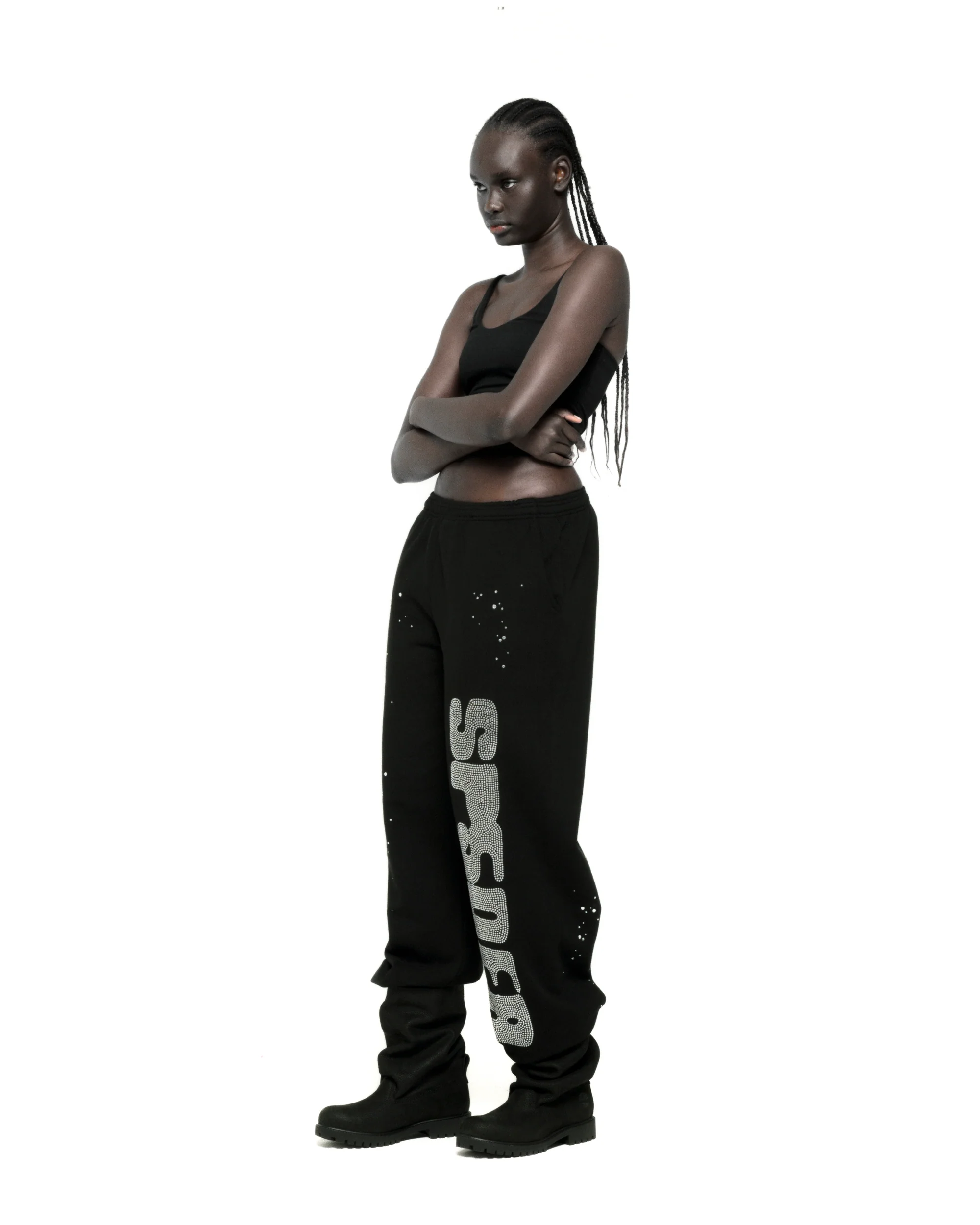 RHINESTONE SILK SWEATPANT - Image 12