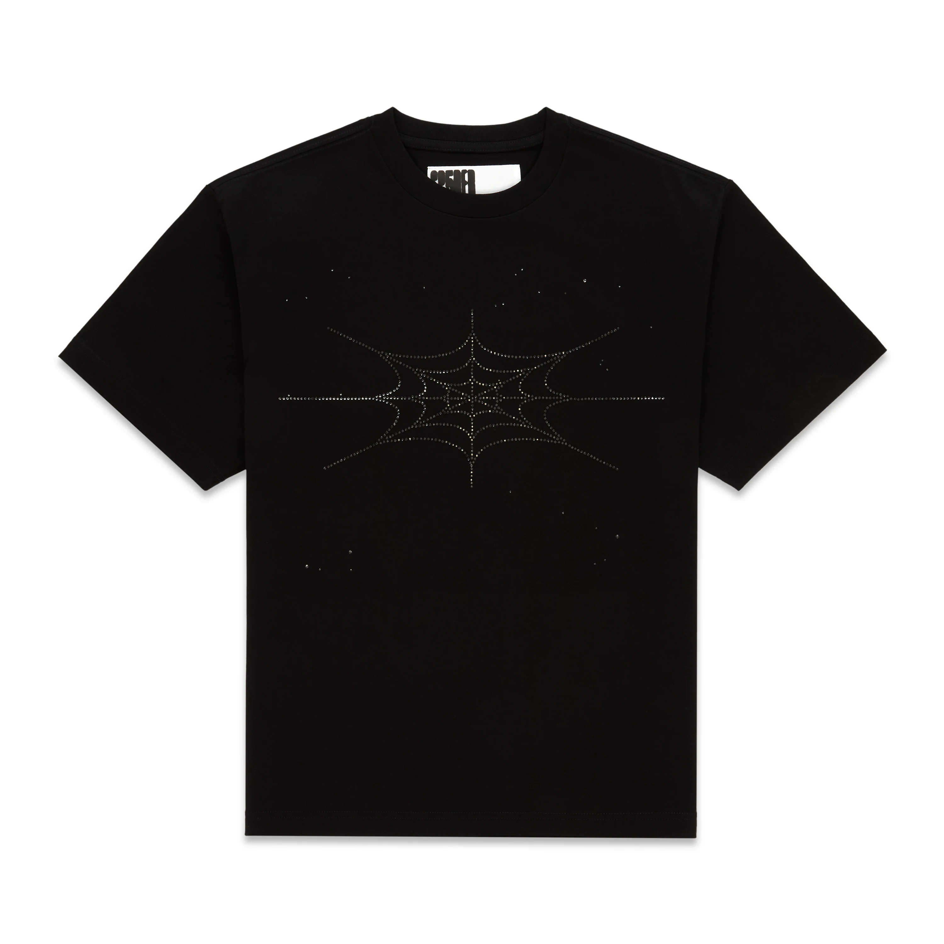 RHINESTONE SILK TEE
