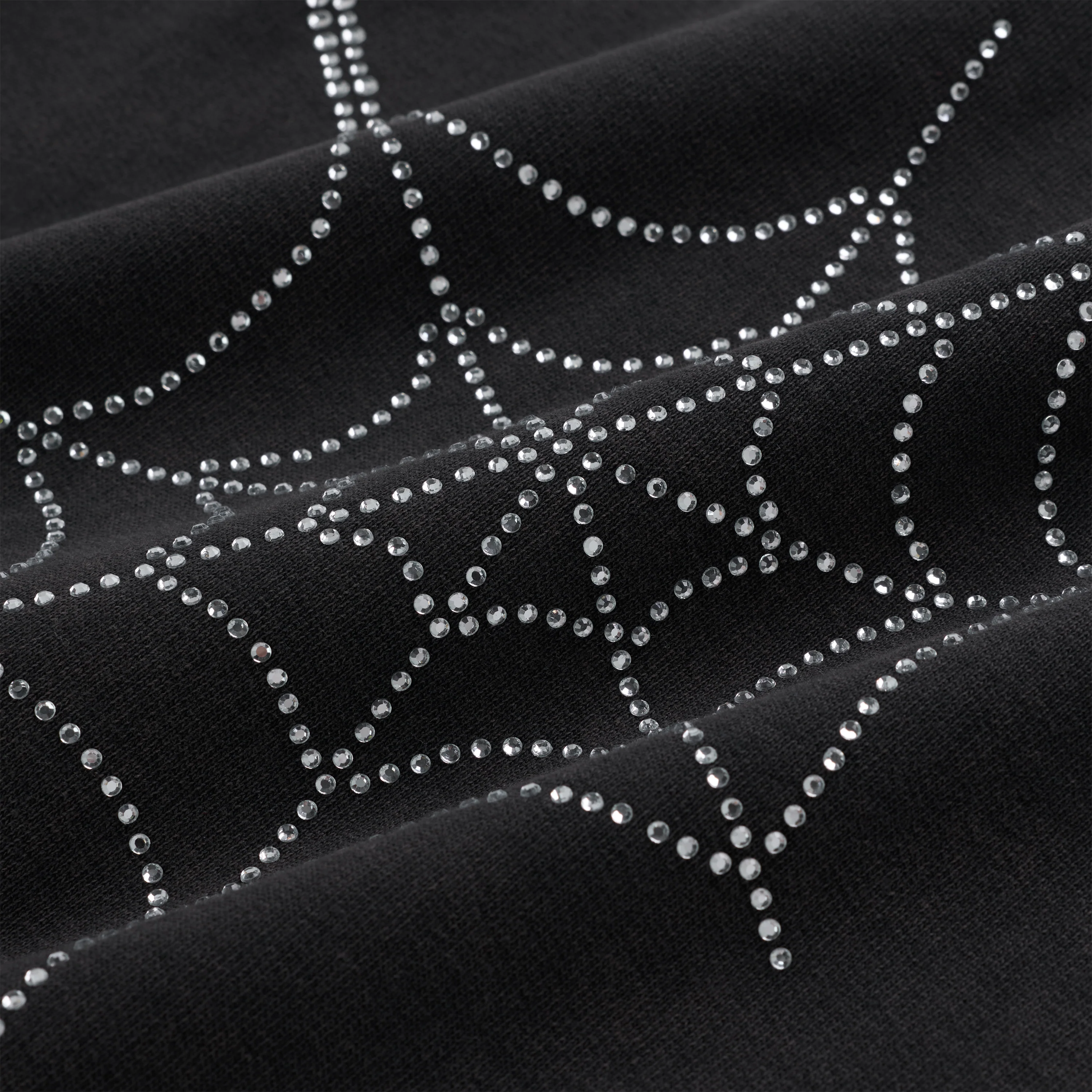 RHINESTONE WEB ZIP HOODIE - Image 6