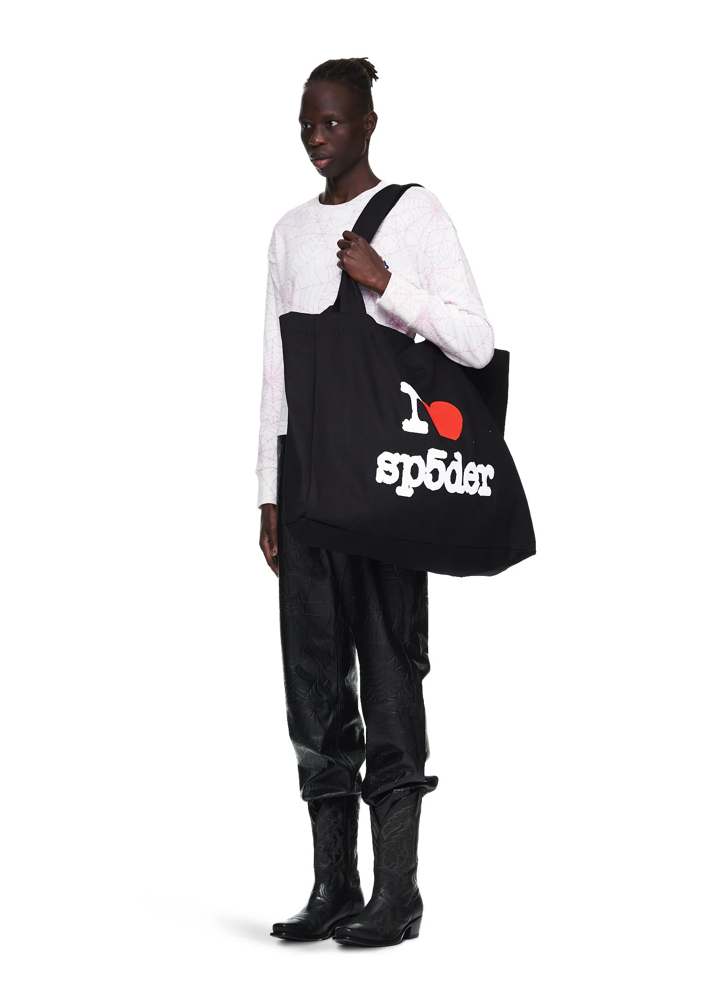 BLACK SOUVENIR XL TOTE - Image 2
