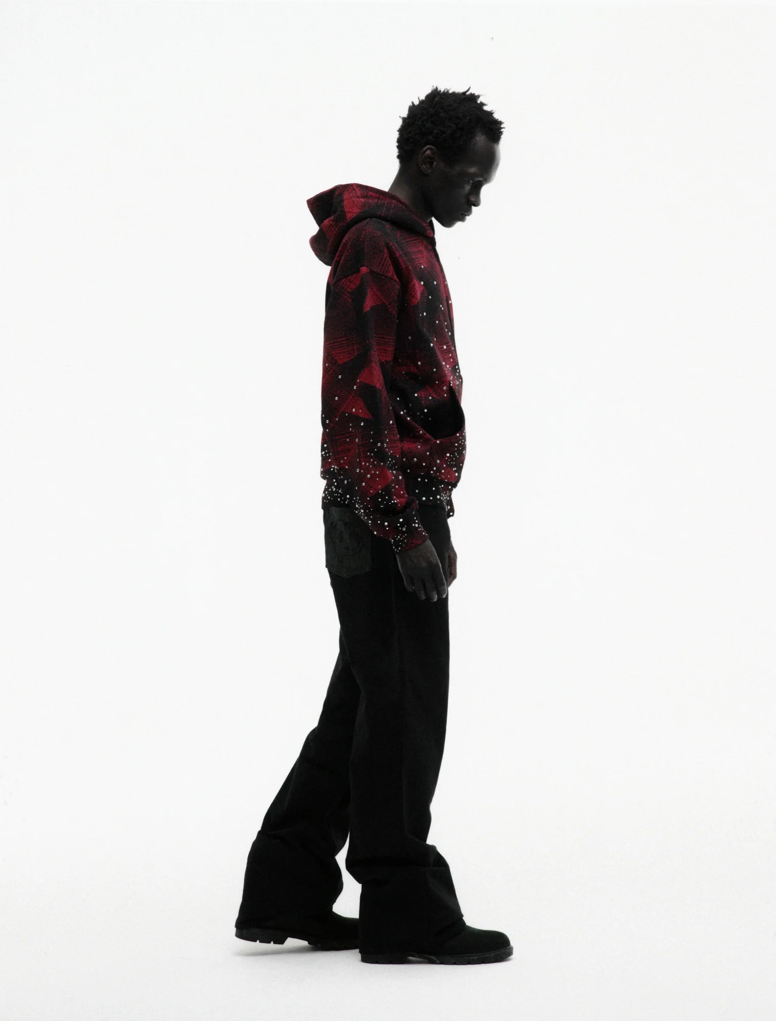 STAR PLAID FULL ZIP HOODIE - Image 10