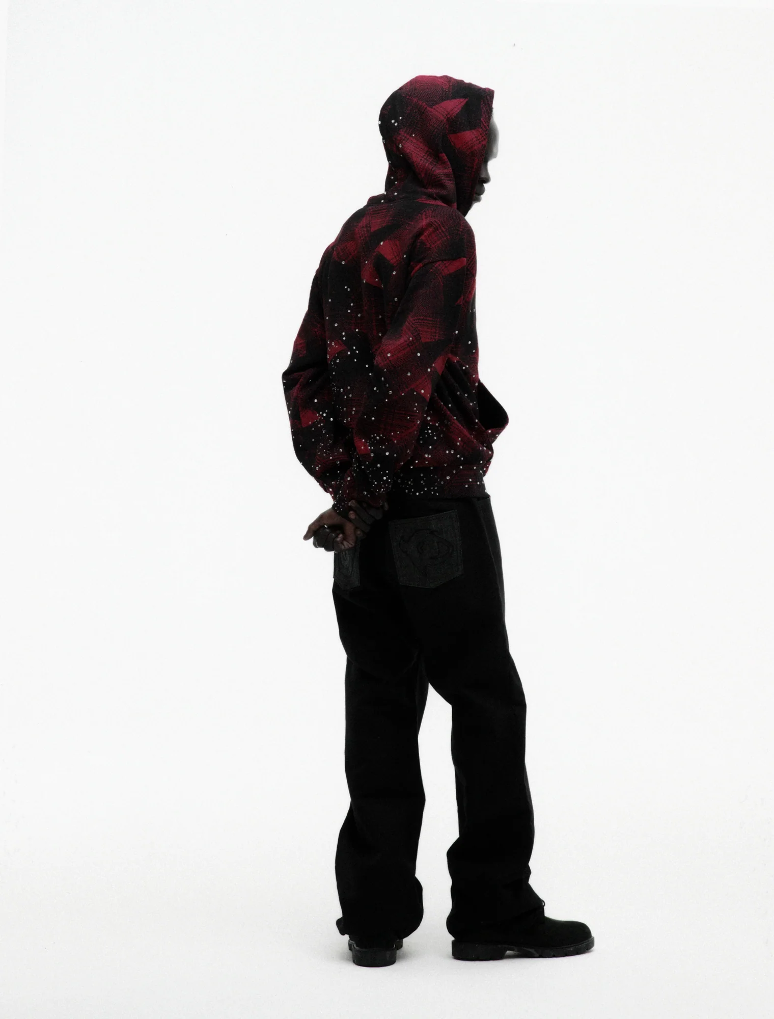 STAR PLAID FULL ZIP HOODIE - Image 12