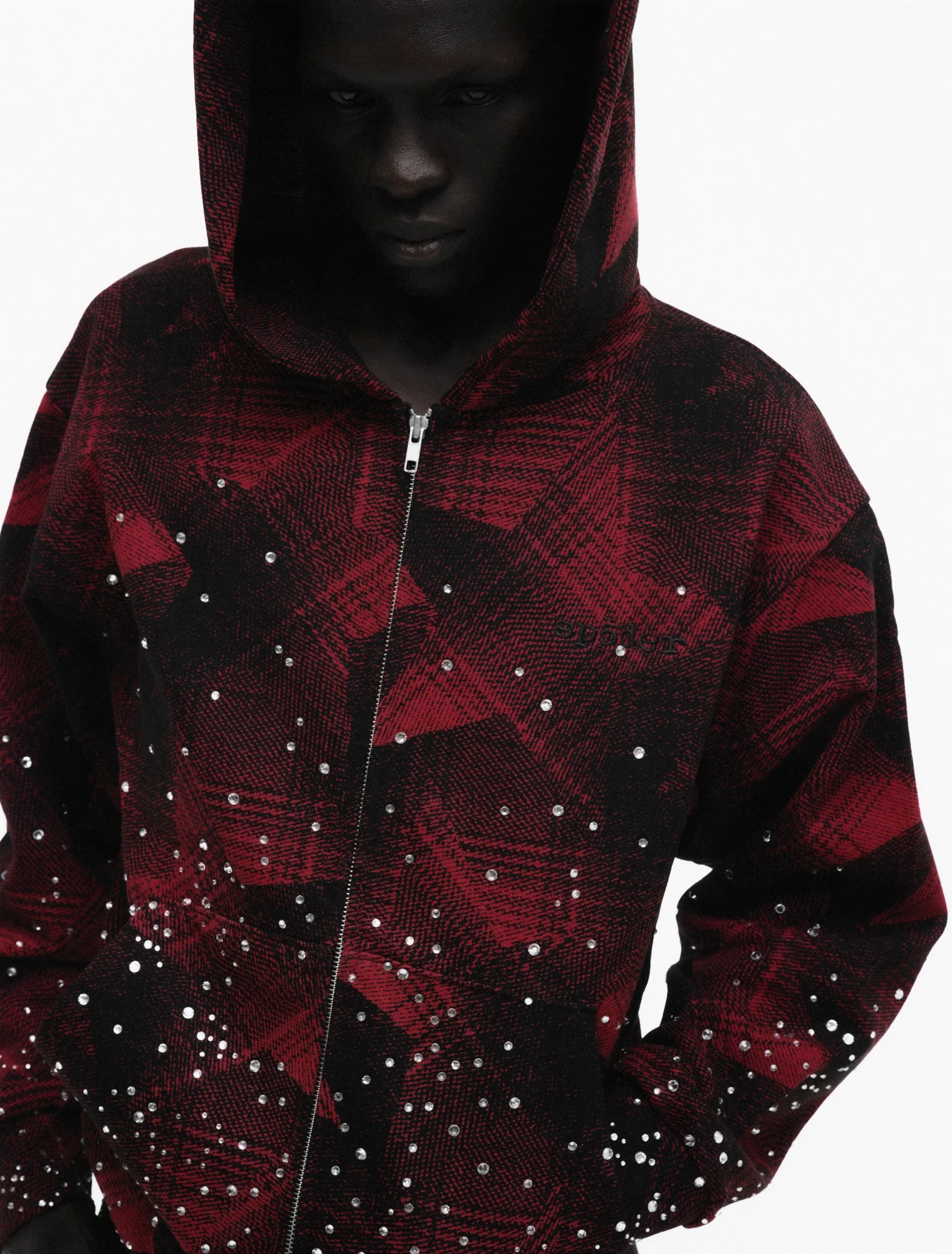 STAR PLAID FULL ZIP HOODIE - Image 18