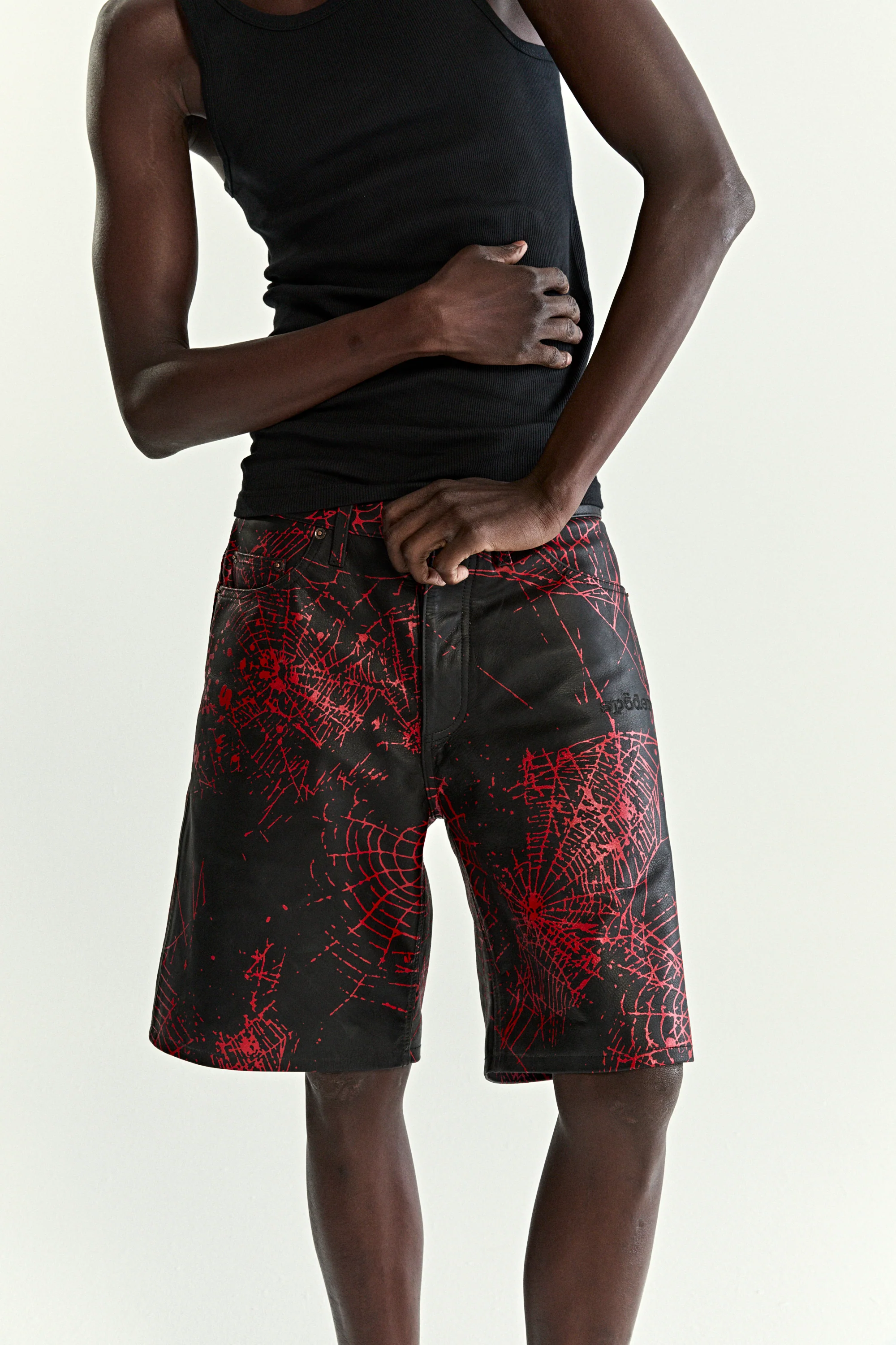 V2 WEB LEATHER SHORT - Image 11