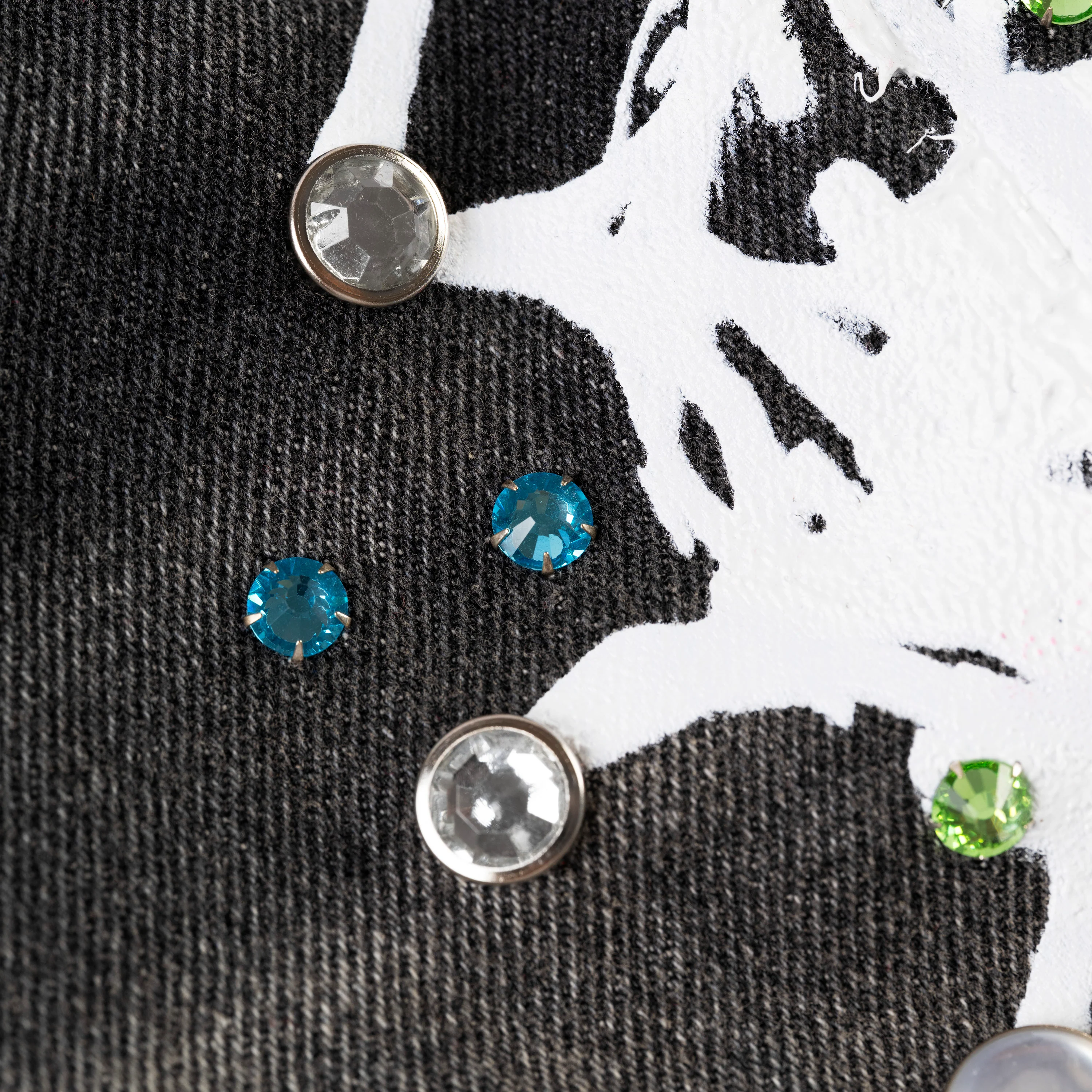 WEB STONE DENIM SHORT - Image 5