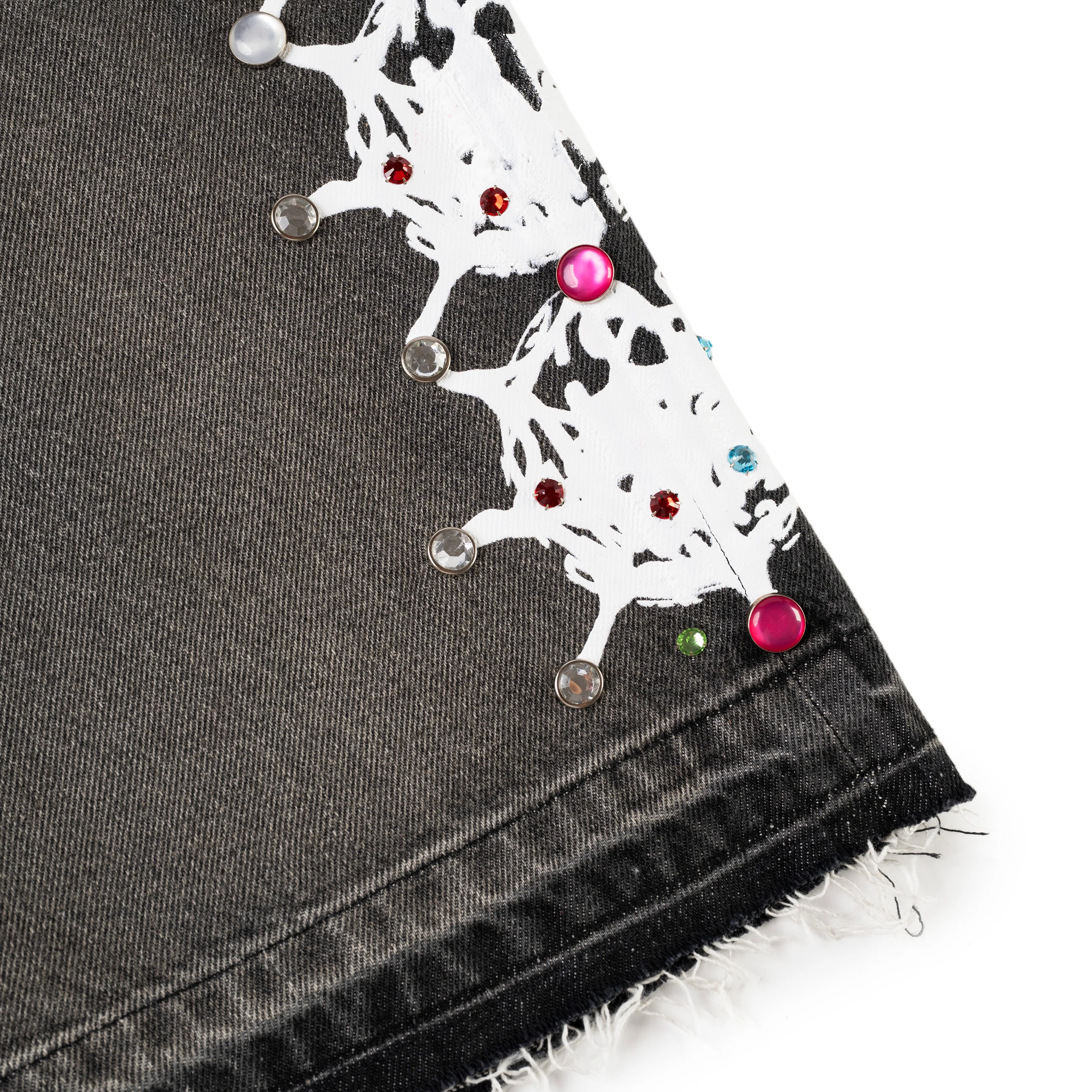 WEB STONE DENIM SHORT - Image 6