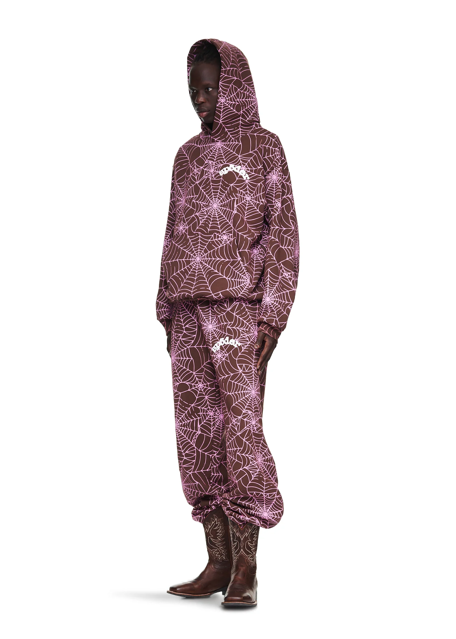 AOP BROWN HOODIE - Image 6