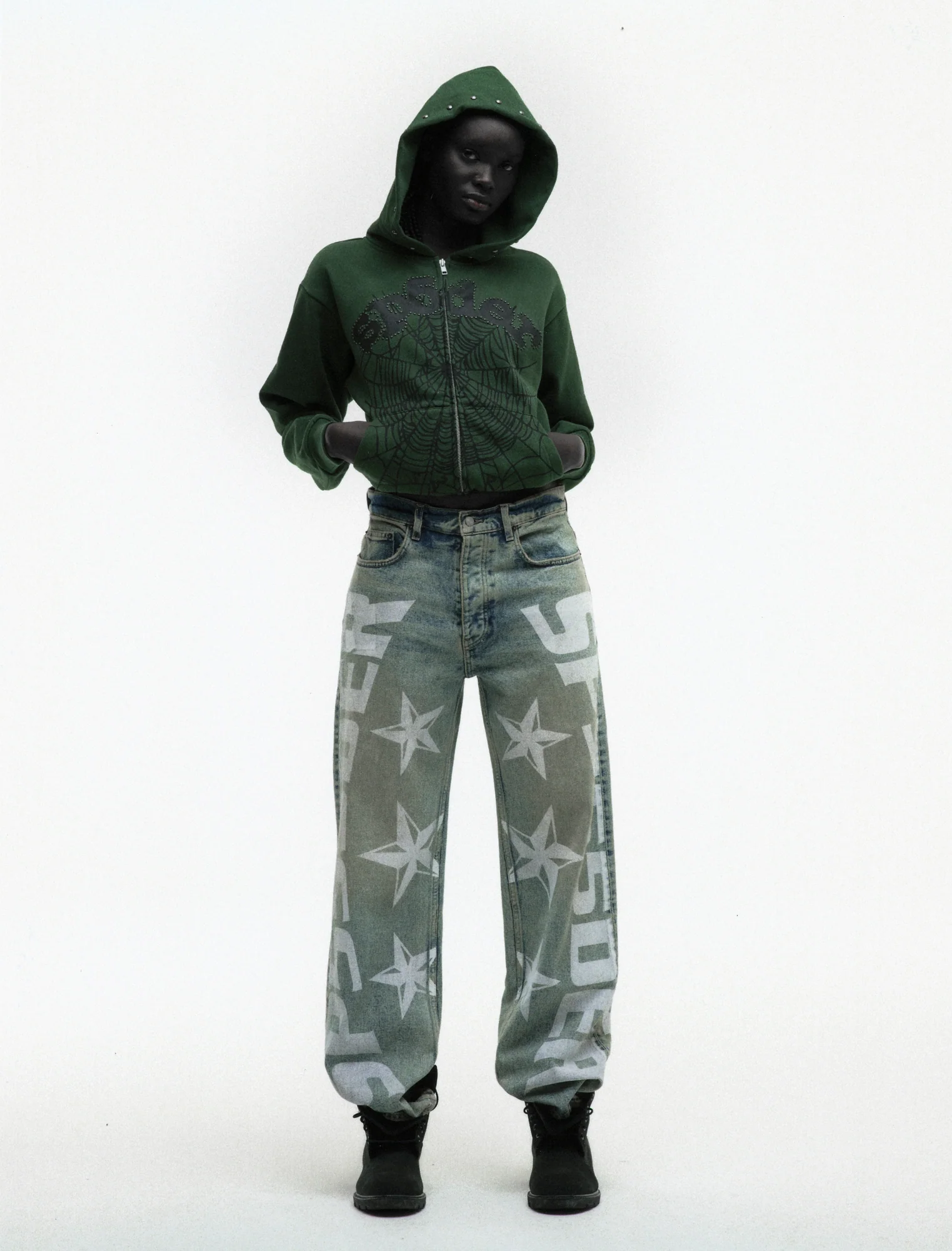 OG WEB STUDDED ZIP HOODIE - Image 8