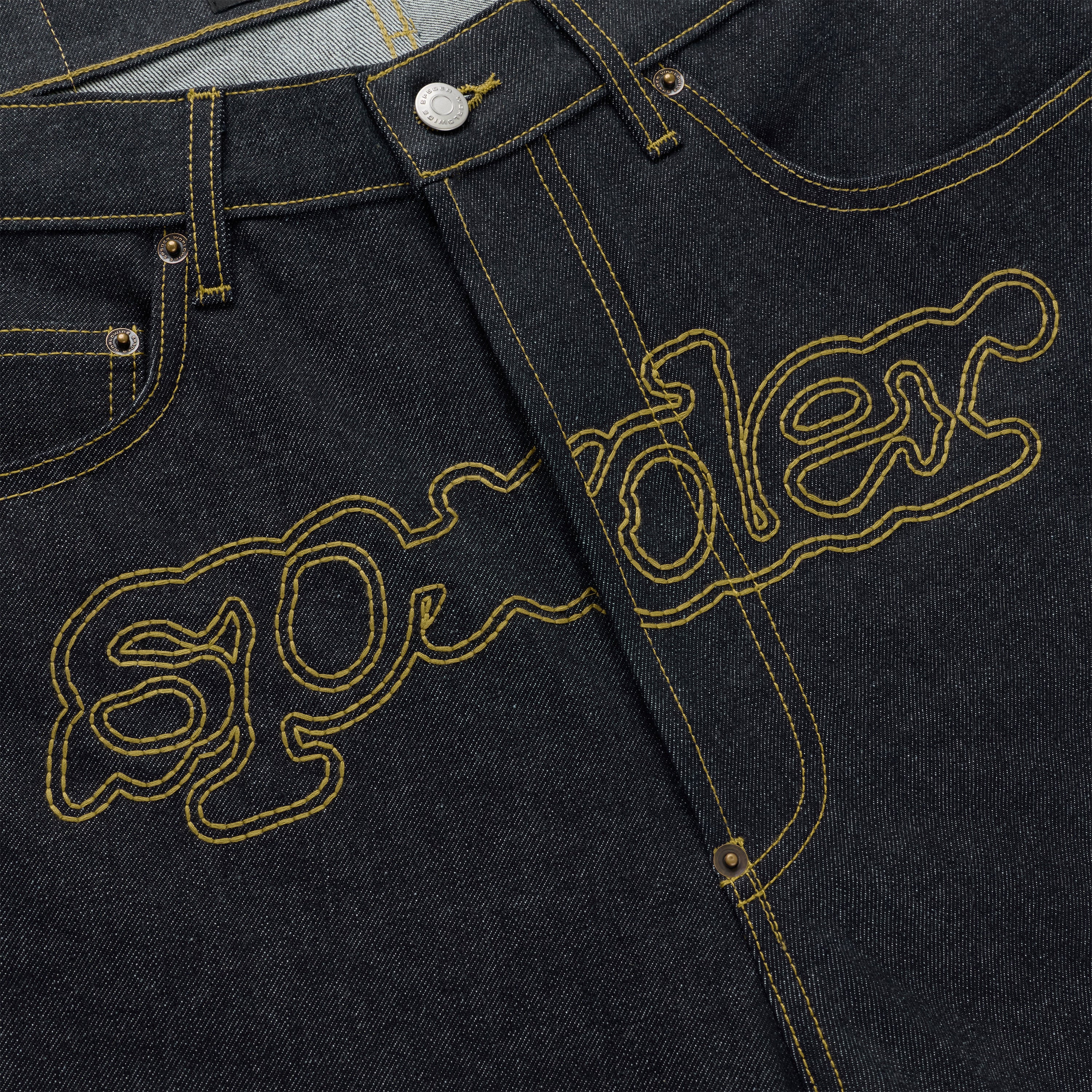 PUNK V3 LOGO DENIM JEAN - Image 3