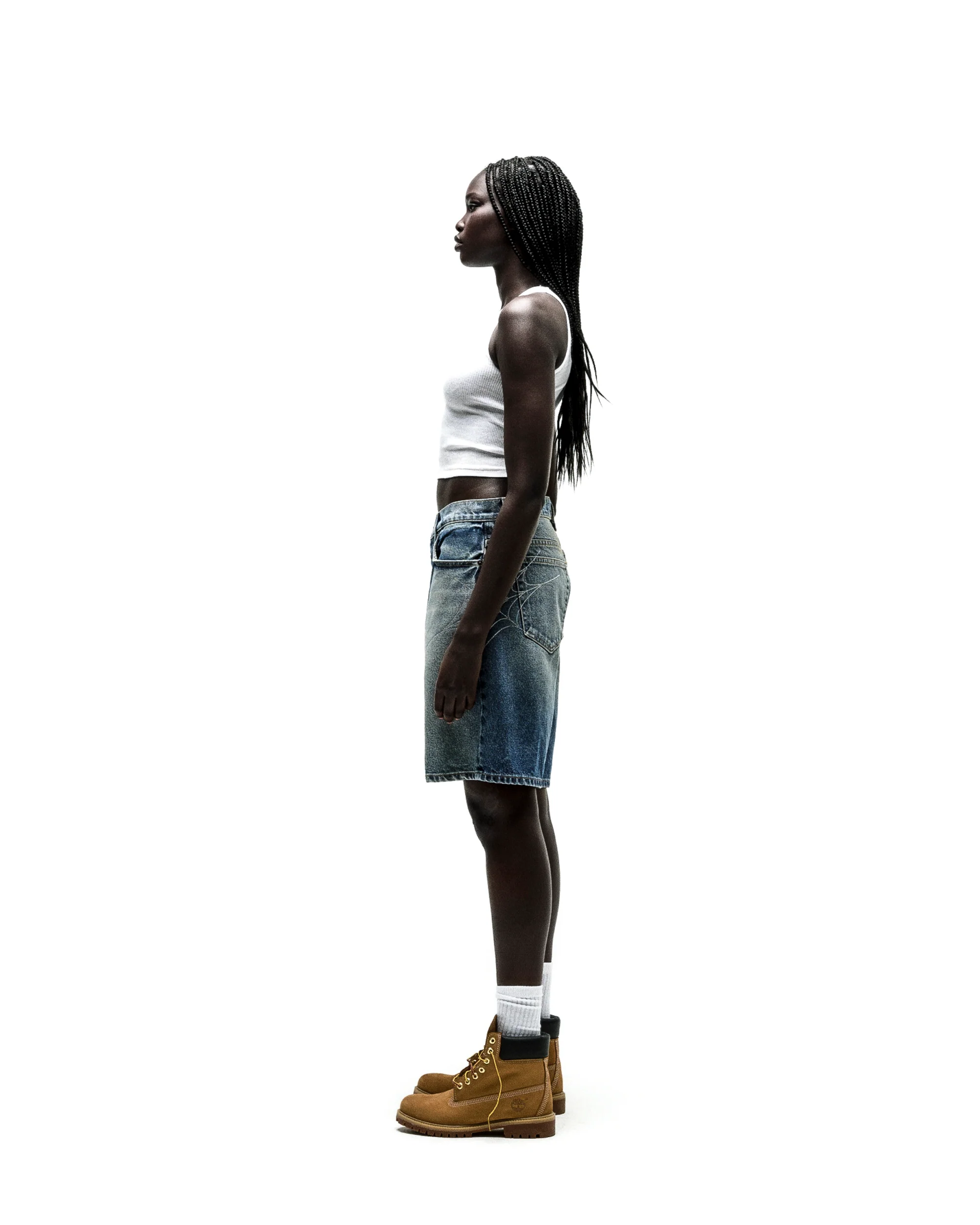 SCRIPT WEB DENIM SHORT - Image 10