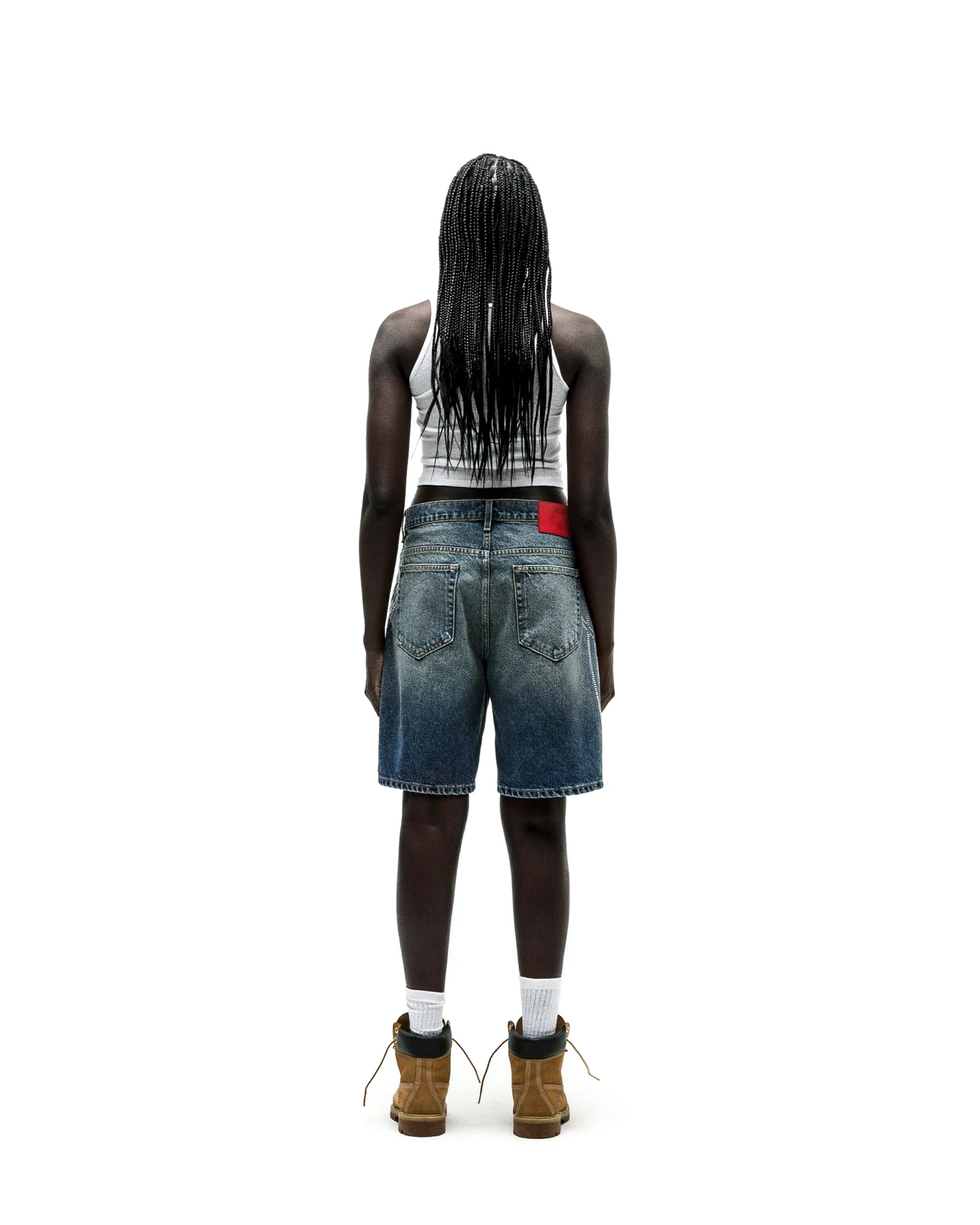 SCRIPT WEB DENIM SHORT - Image 12