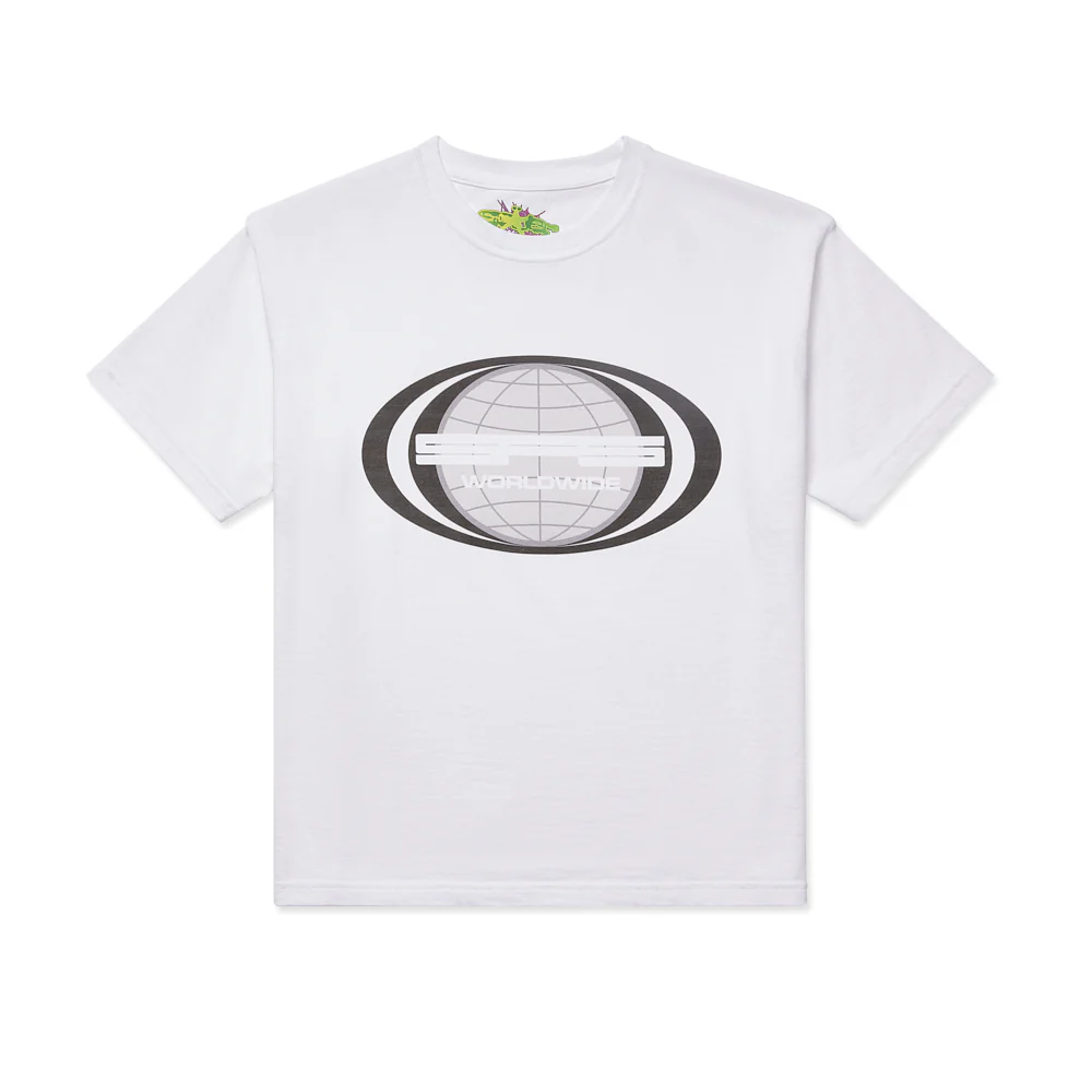 JUMBO GLOBE WHITE TEE