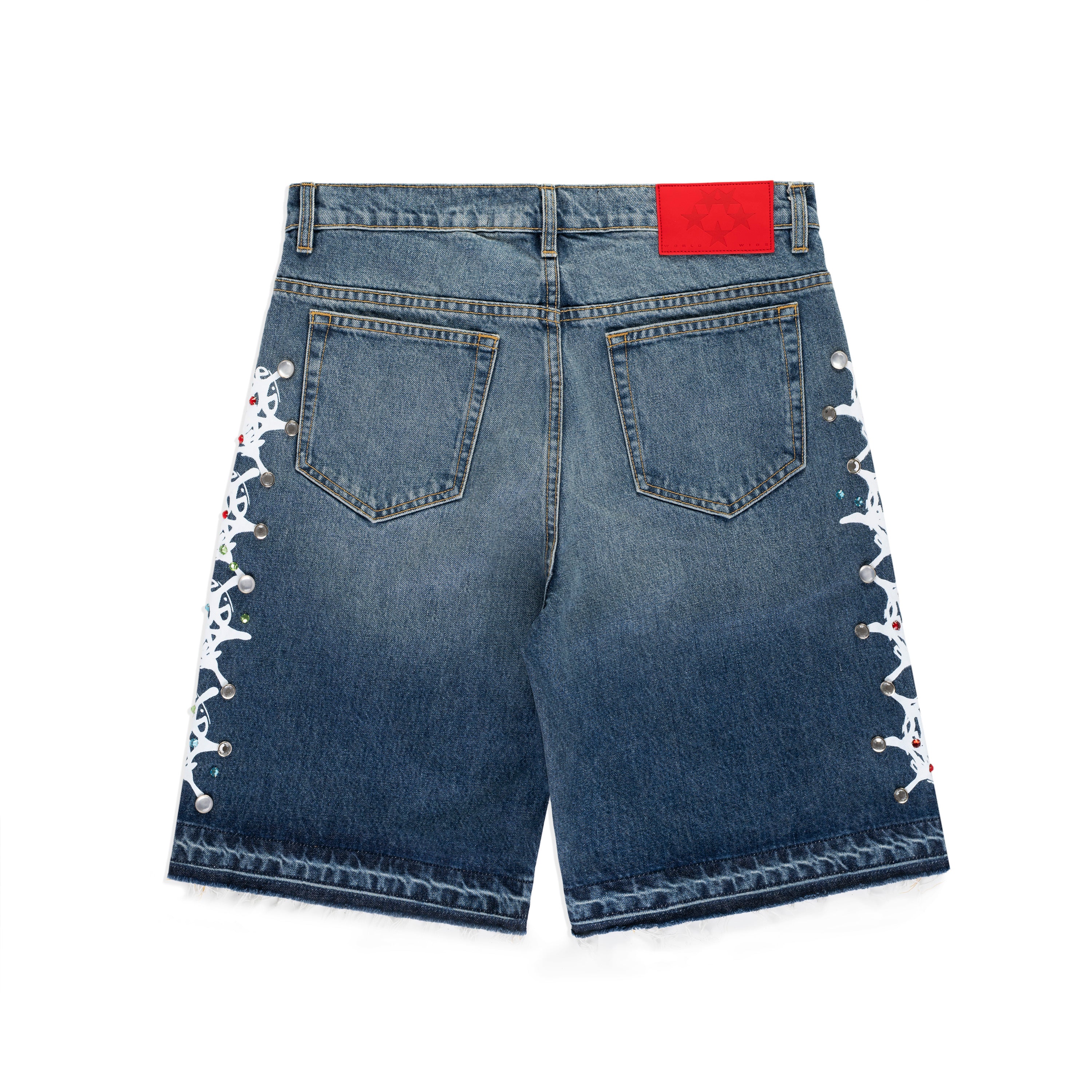 WEB STONE DENIM SHORT - Image 2