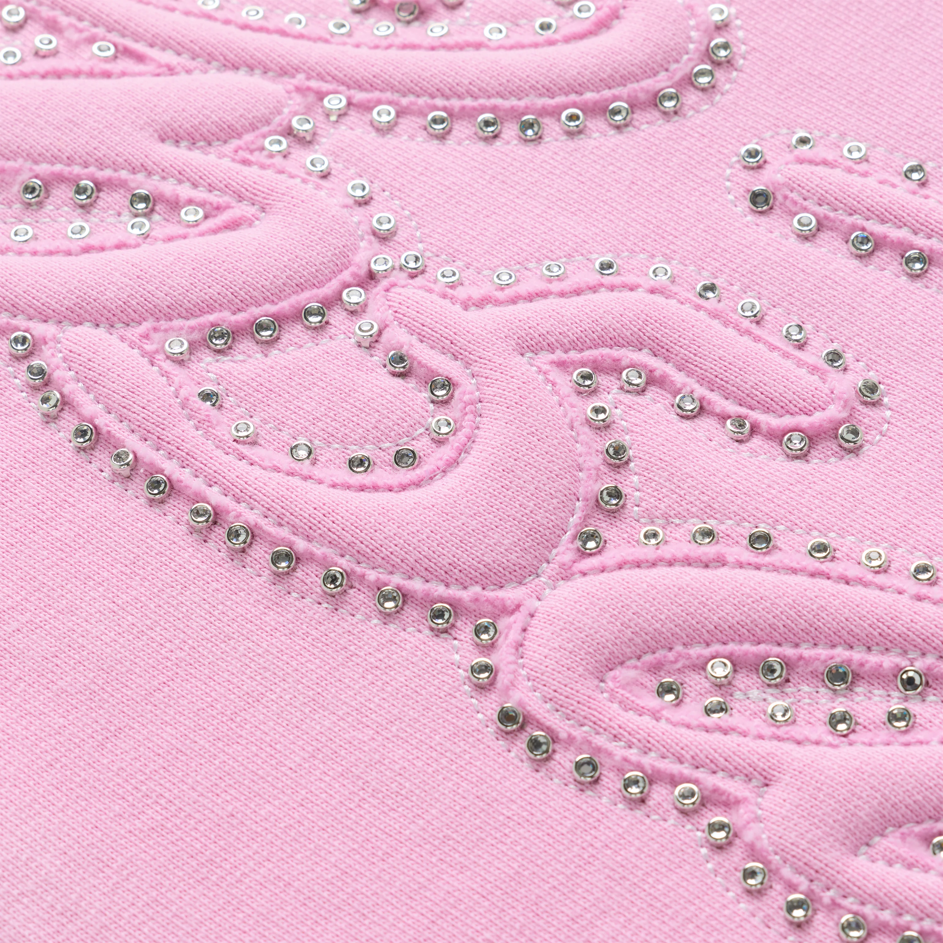 RHINESTONE SCRIPT WIDE LEG SWEATPANT - Image 4