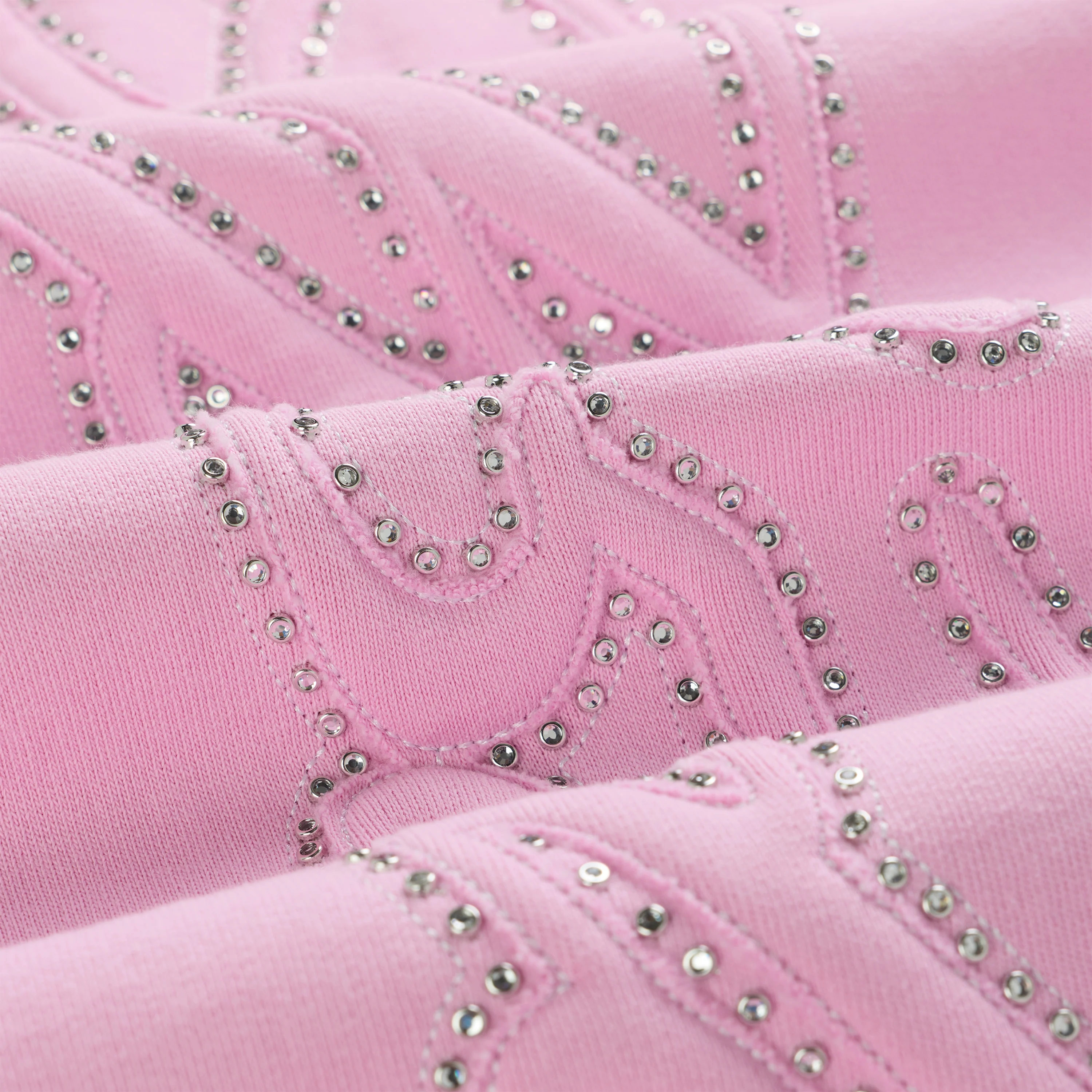RHINESTONE SCRIPT WIDE LEG SWEATPANT - Image 5