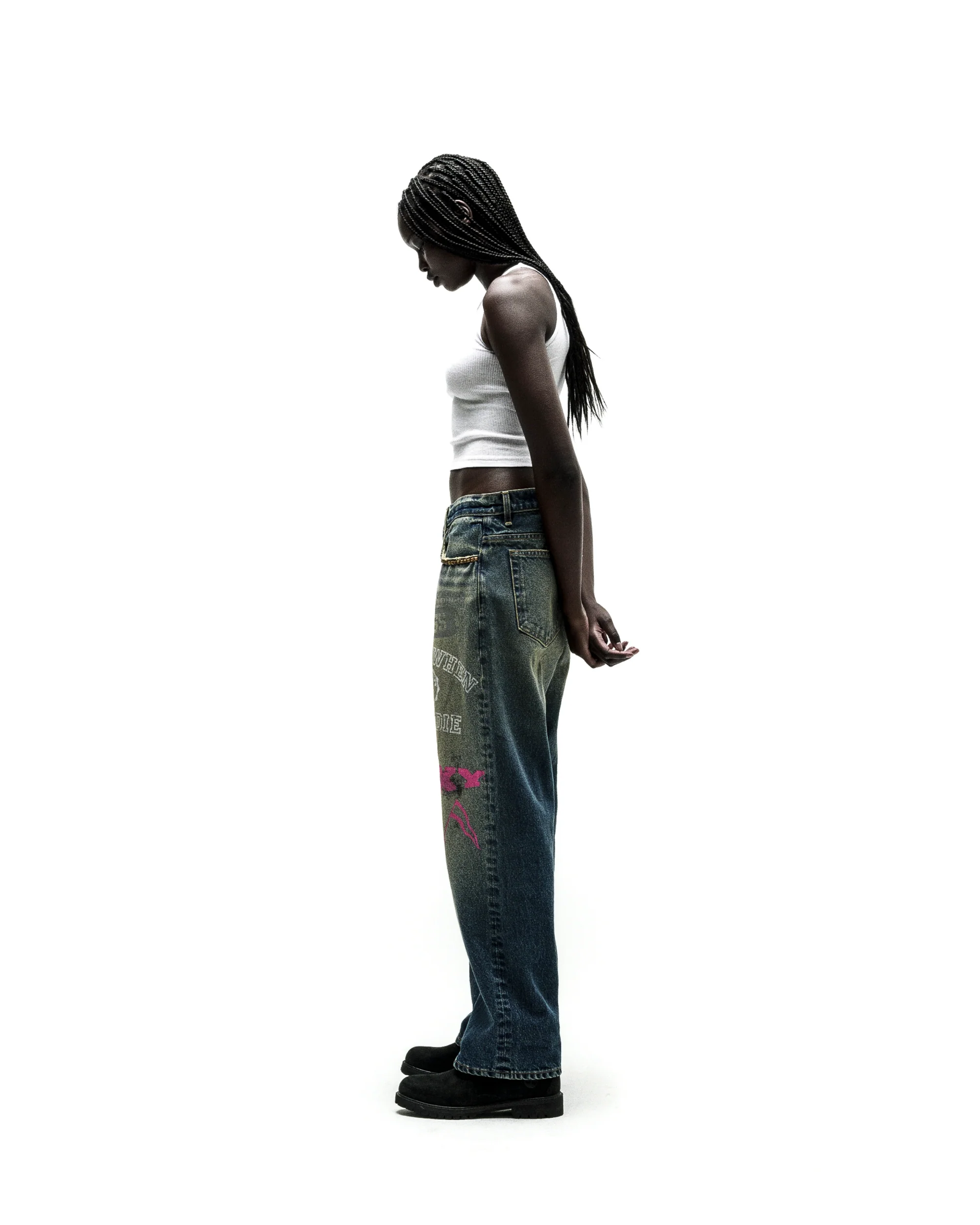 MULTI PRINT STUDDED DENIM - Image 11