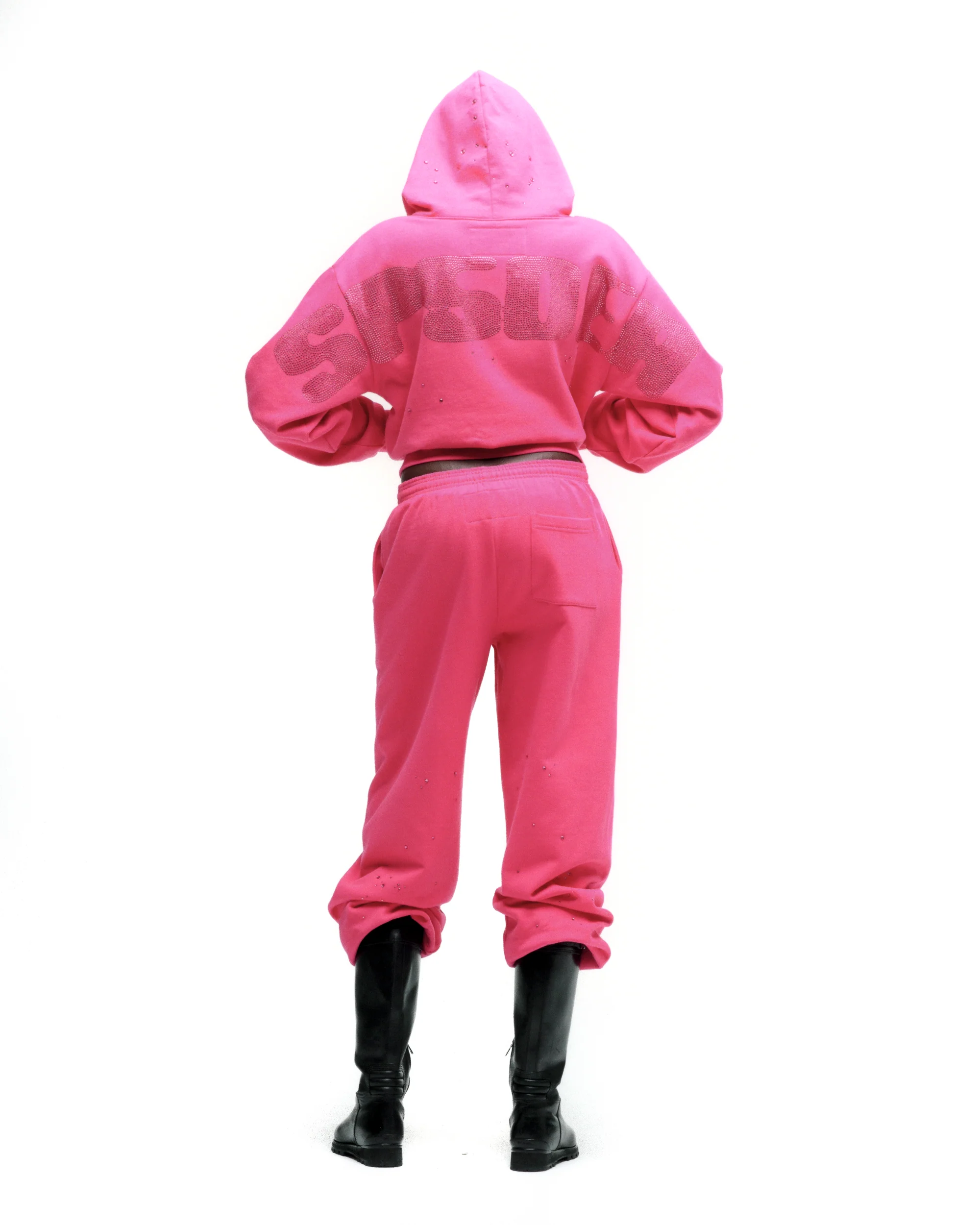 RHINESTONE SILK HOODIE - Image 18