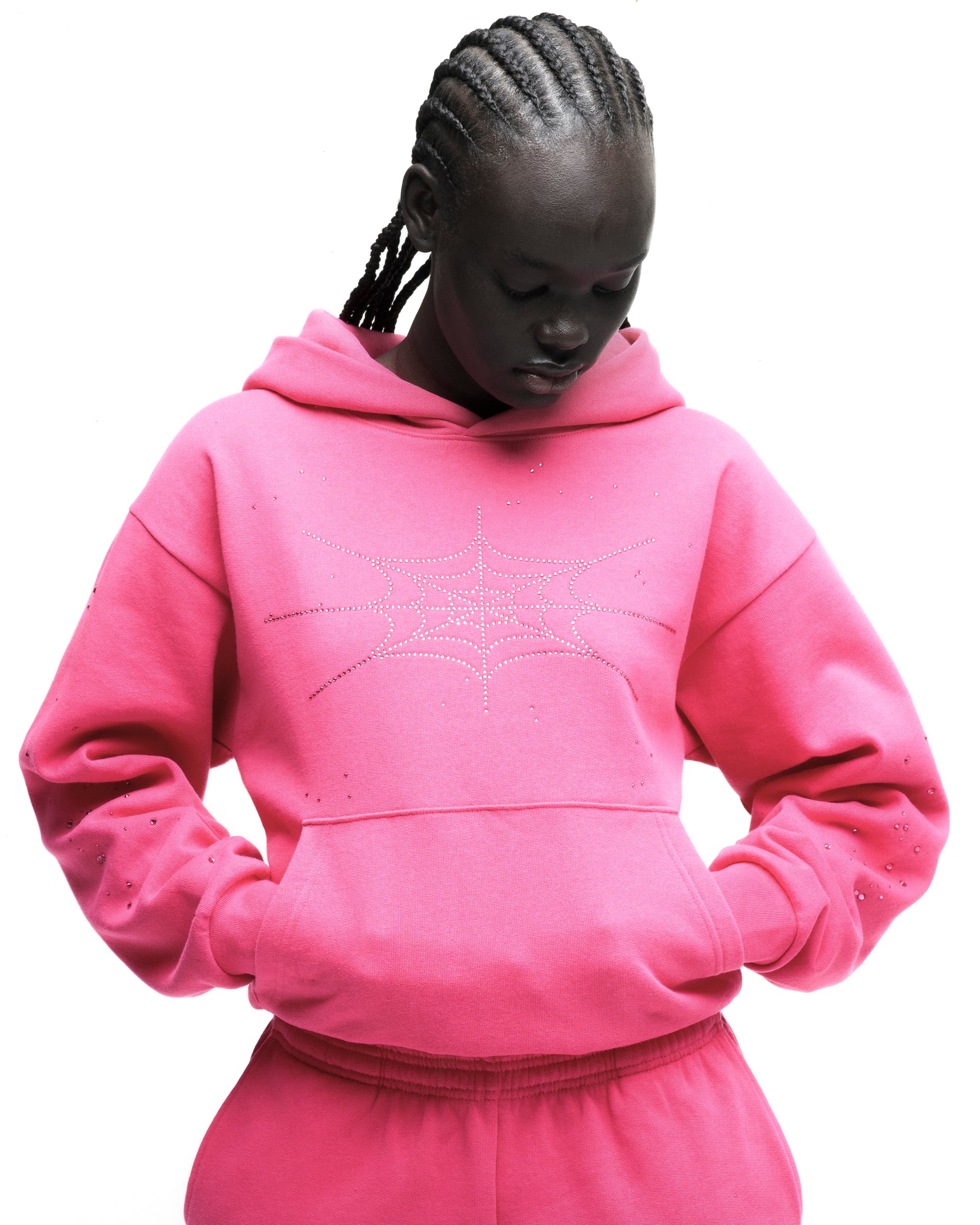 RHINESTONE SILK HOODIE - Image 20