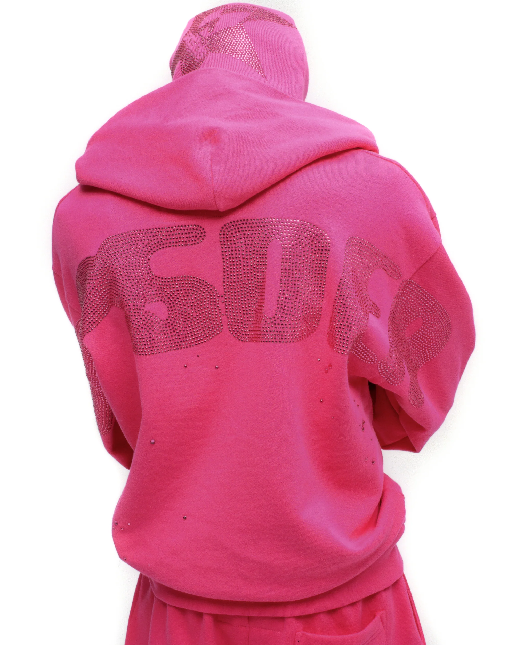 RHINESTONE SILK HOODIE - Image 21