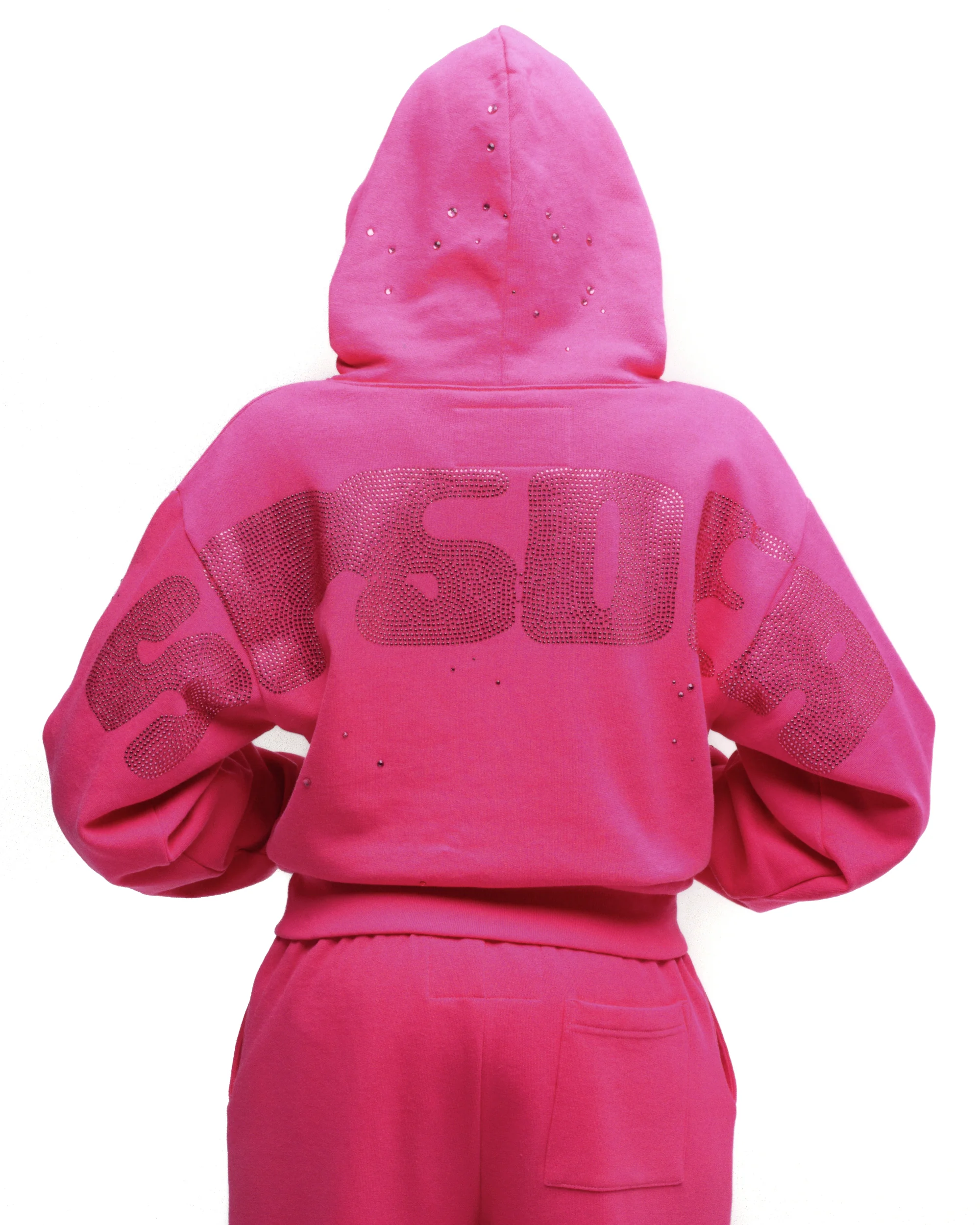 RHINESTONE SILK HOODIE - Image 22