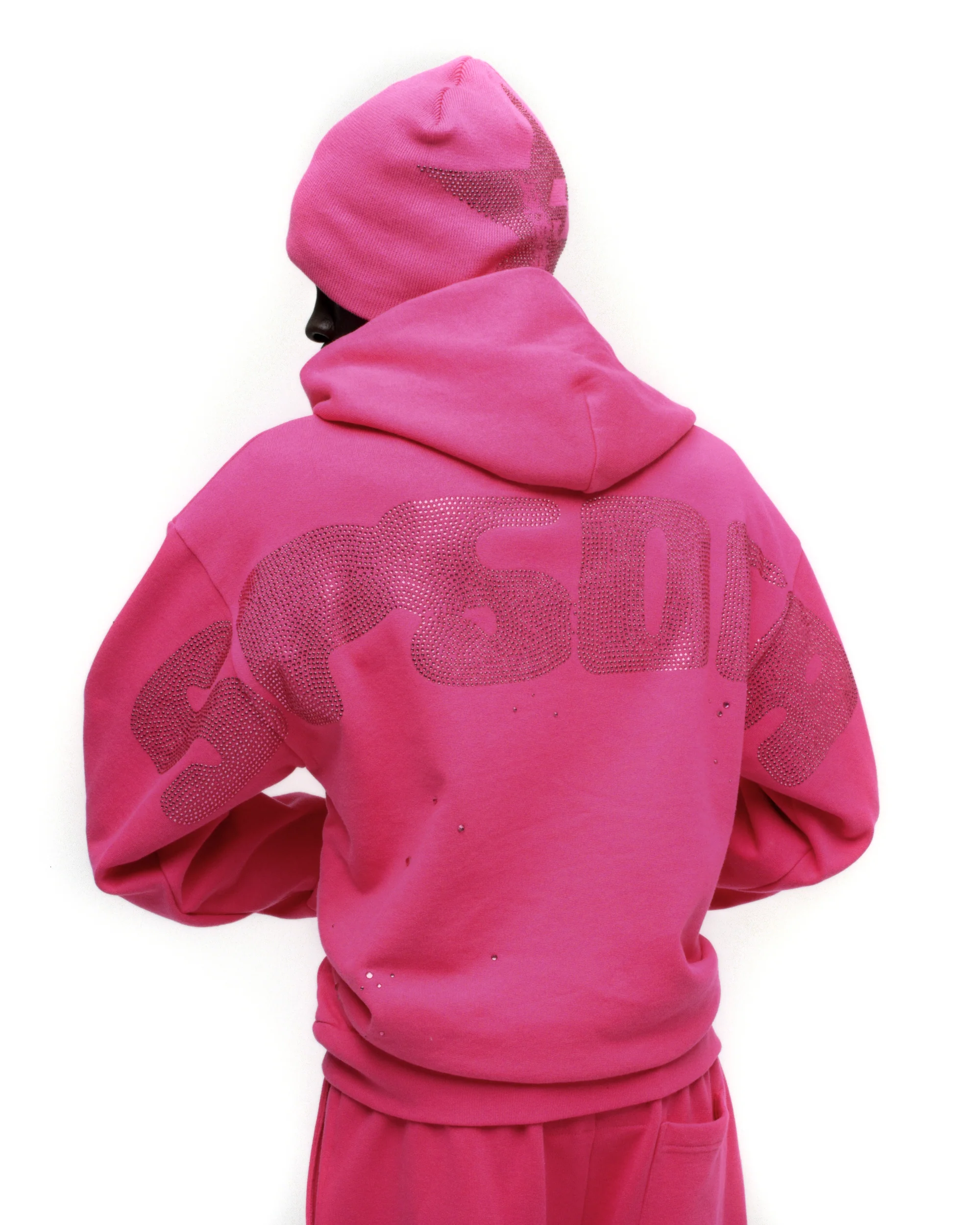 RHINESTONE SILK HOODIE - Image 23