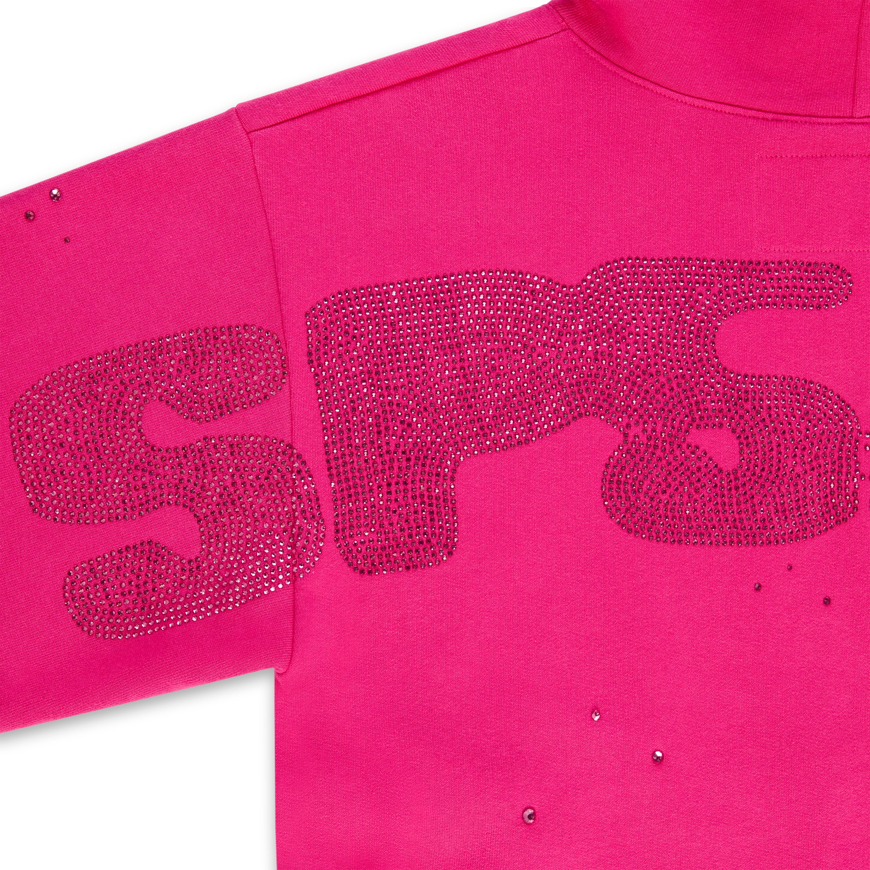 RHINESTONE SILK HOODIE - Image 6