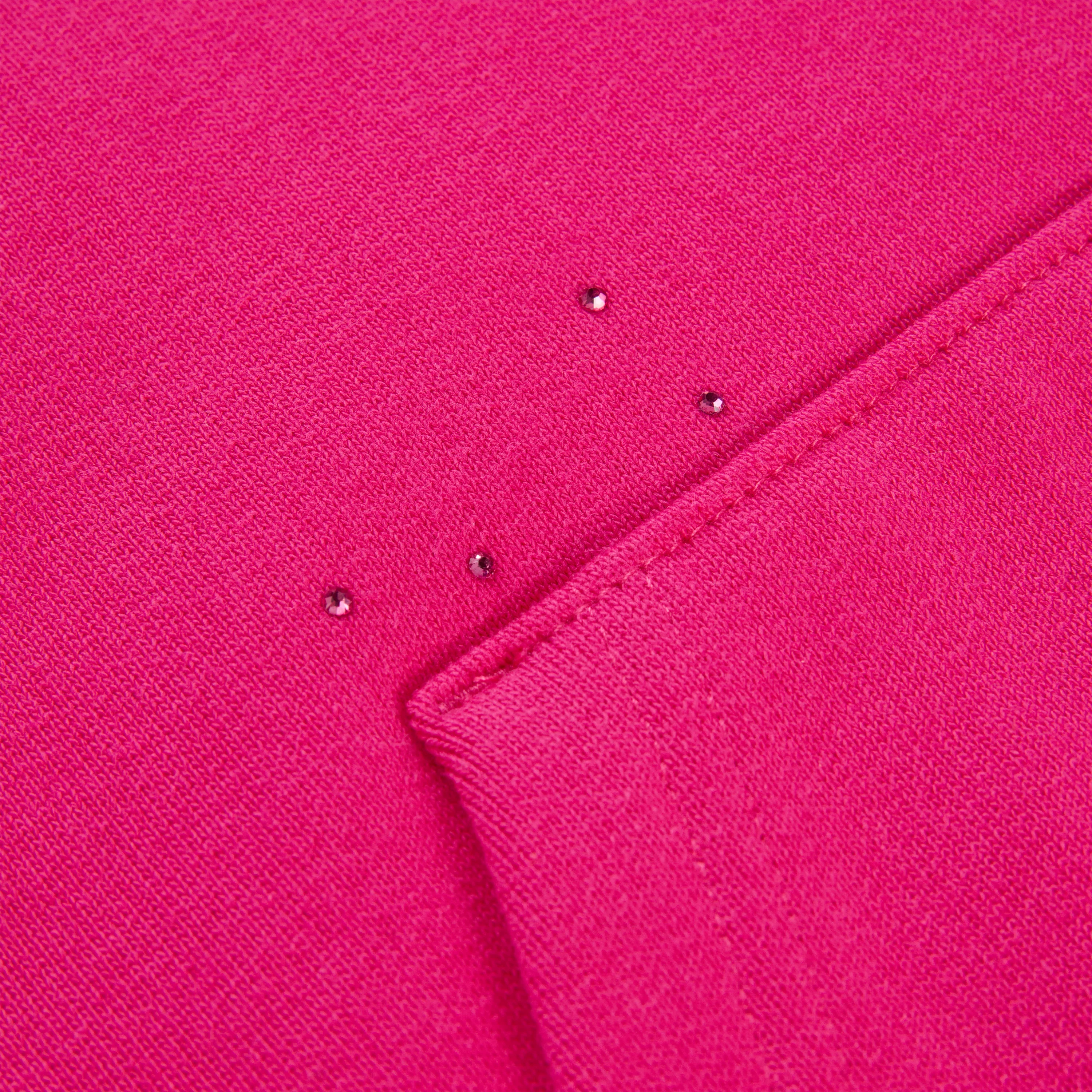 RHINESTONE SILK HOODIE - Image 7