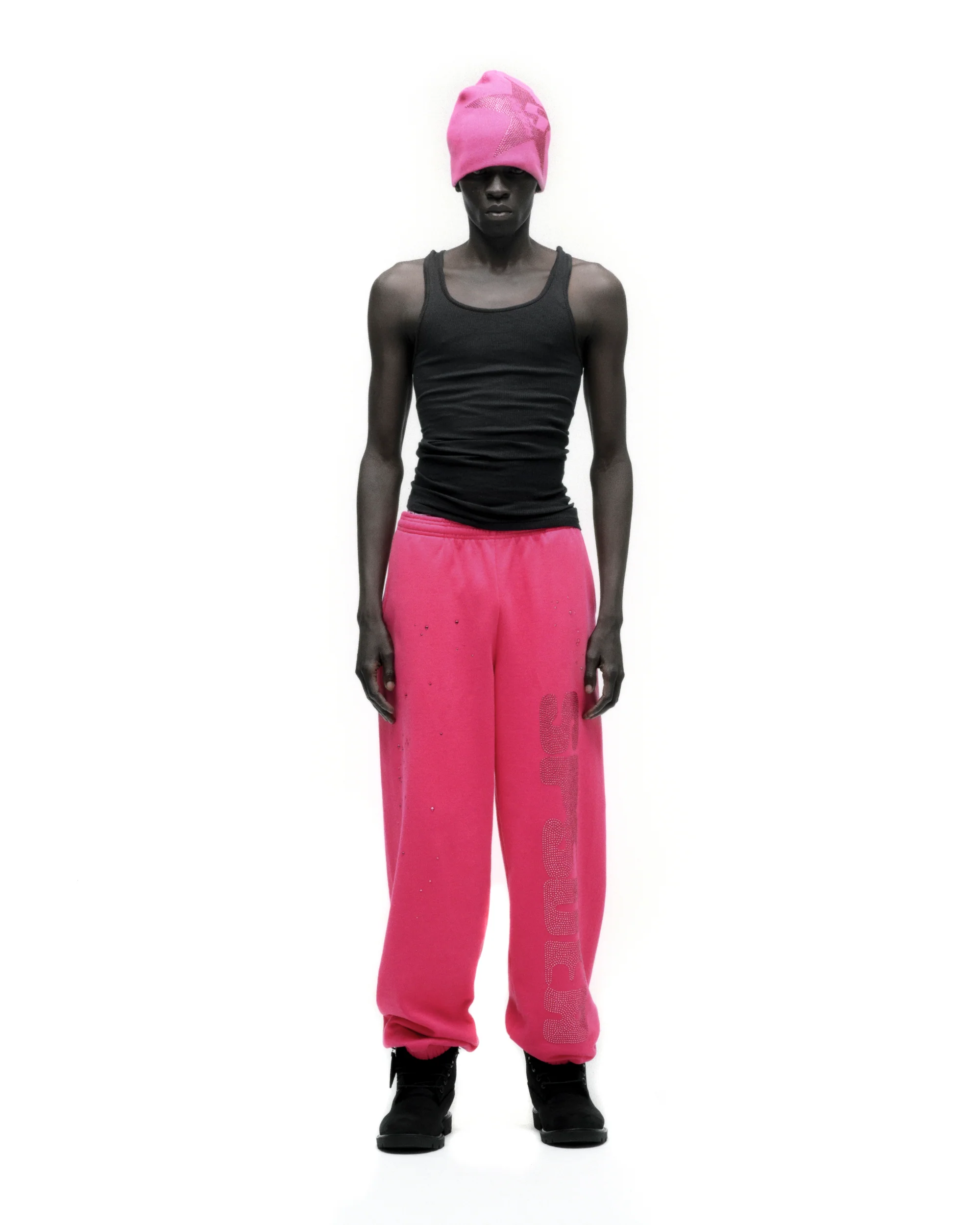 RHINESTONE SILK SWEATPANT - Image 9