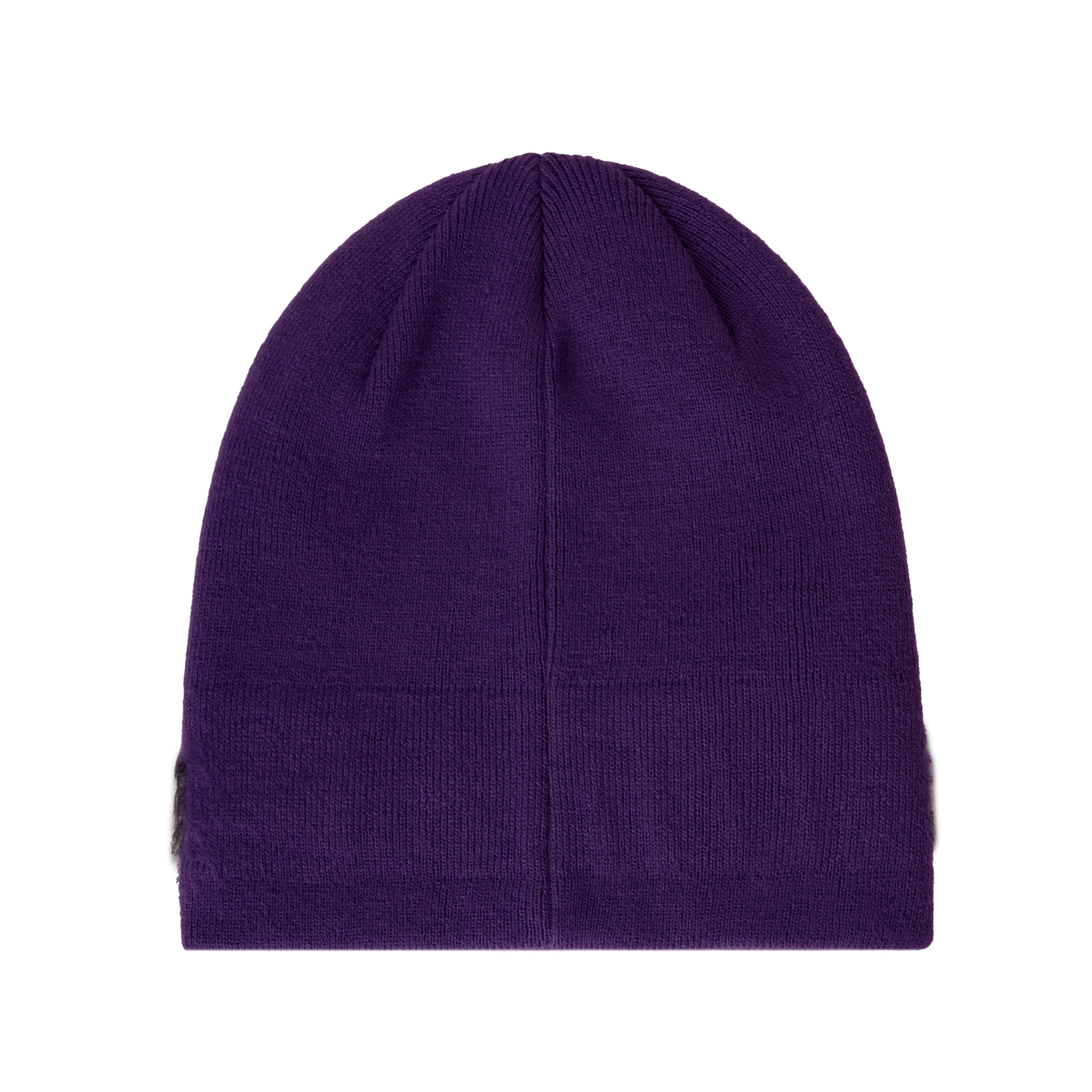 FUZZY LOGO MOHAIR BEANIE - Image 2